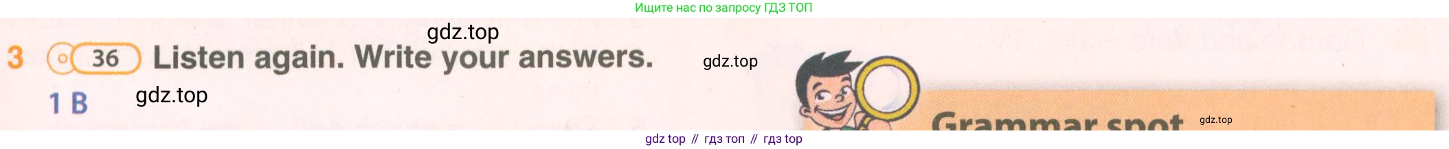 ГДЗ Английский язык (english), 5 класс Учебник (Student's book), авторы: Комарова Юлия Александровна, Ларионова Ирина Владимировна, издательство Русское слово, Москва, 2021, розового цвета, страница 36, номер 3, Условие