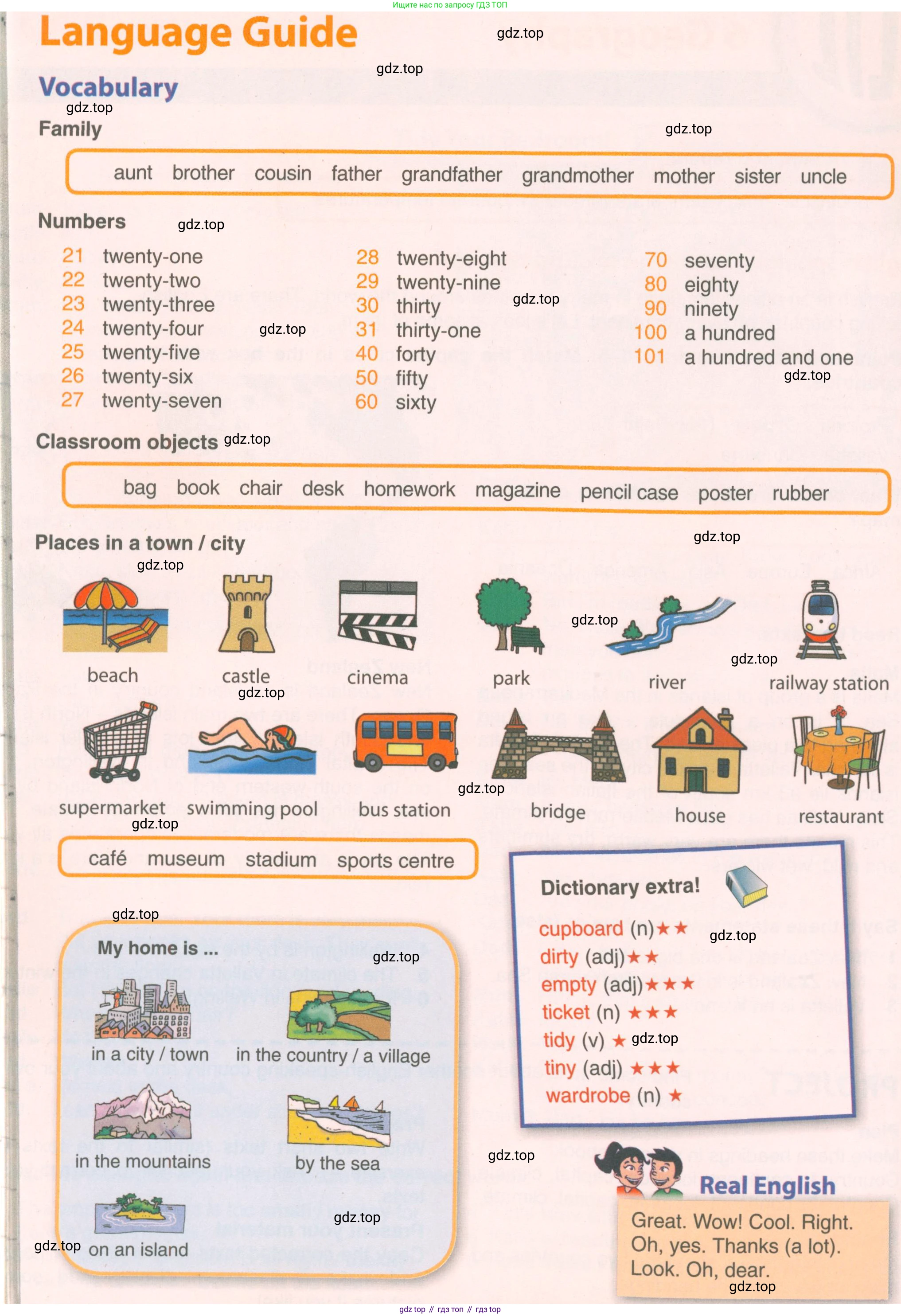 ГДЗ Английский язык (english), 5 класс Учебник (Student's book), авторы: Комарова Юлия Александровна, Ларионова Ирина Владимировна, издательство Русское слово, Москва, 2021, розового цвета, страница 16, Условие