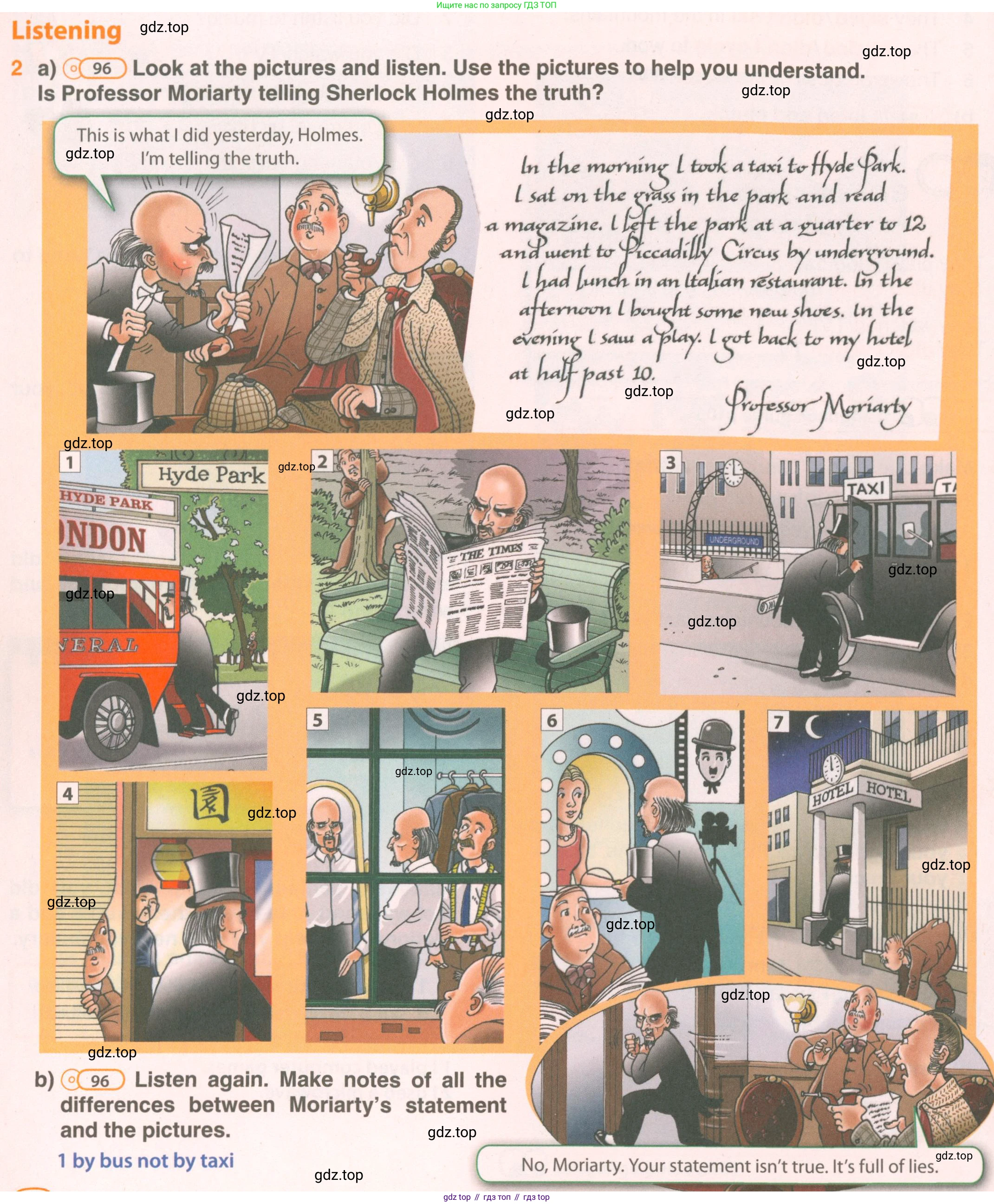 ГДЗ Английский язык (english), 5 класс Учебник (Student's book), авторы: Комарова Юлия Александровна, Ларионова Ирина Владимировна, издательство Русское слово, Москва, 2021, розового цвета, страница 98, номер 2, Условие