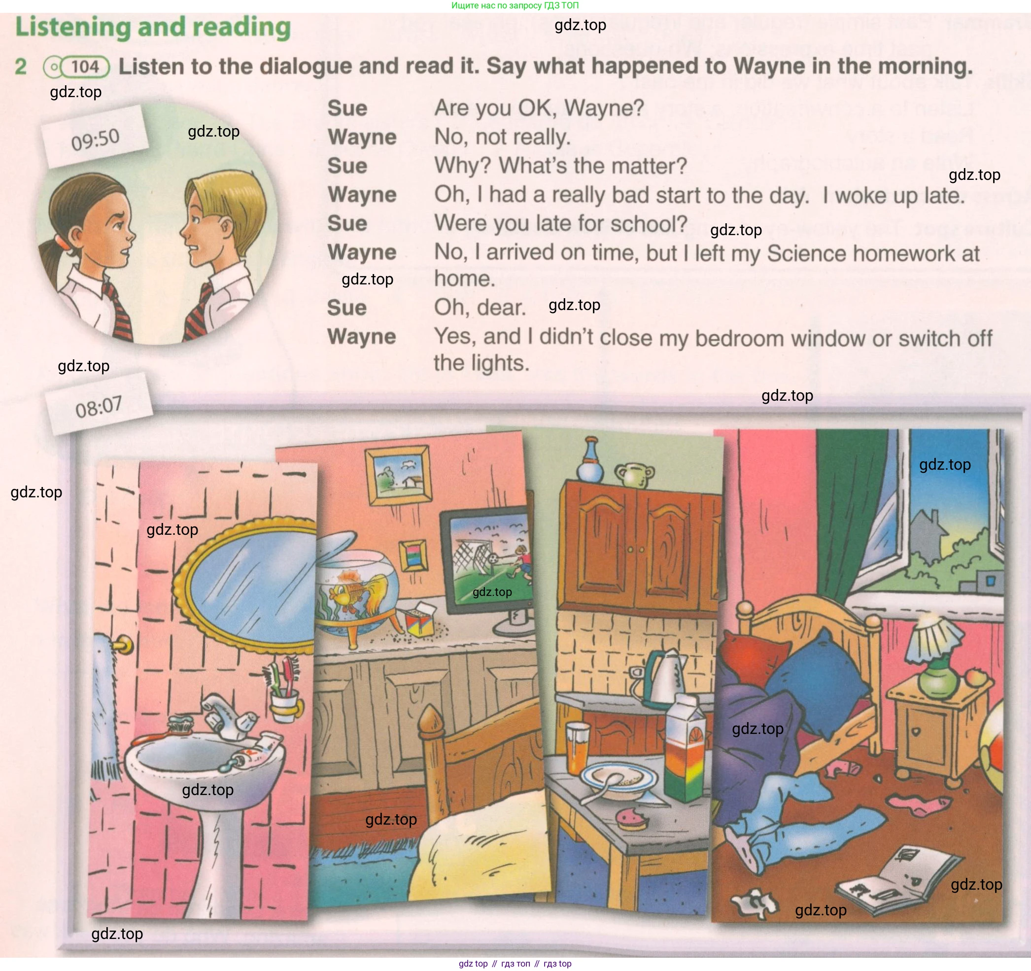 ГДЗ Английский язык (english), 5 класс Учебник (Student's book), авторы: Комарова Юлия Александровна, Ларионова Ирина Владимировна, издательство Русское слово, Москва, 2021, розового цвета, страница 108, номер 2, Условие