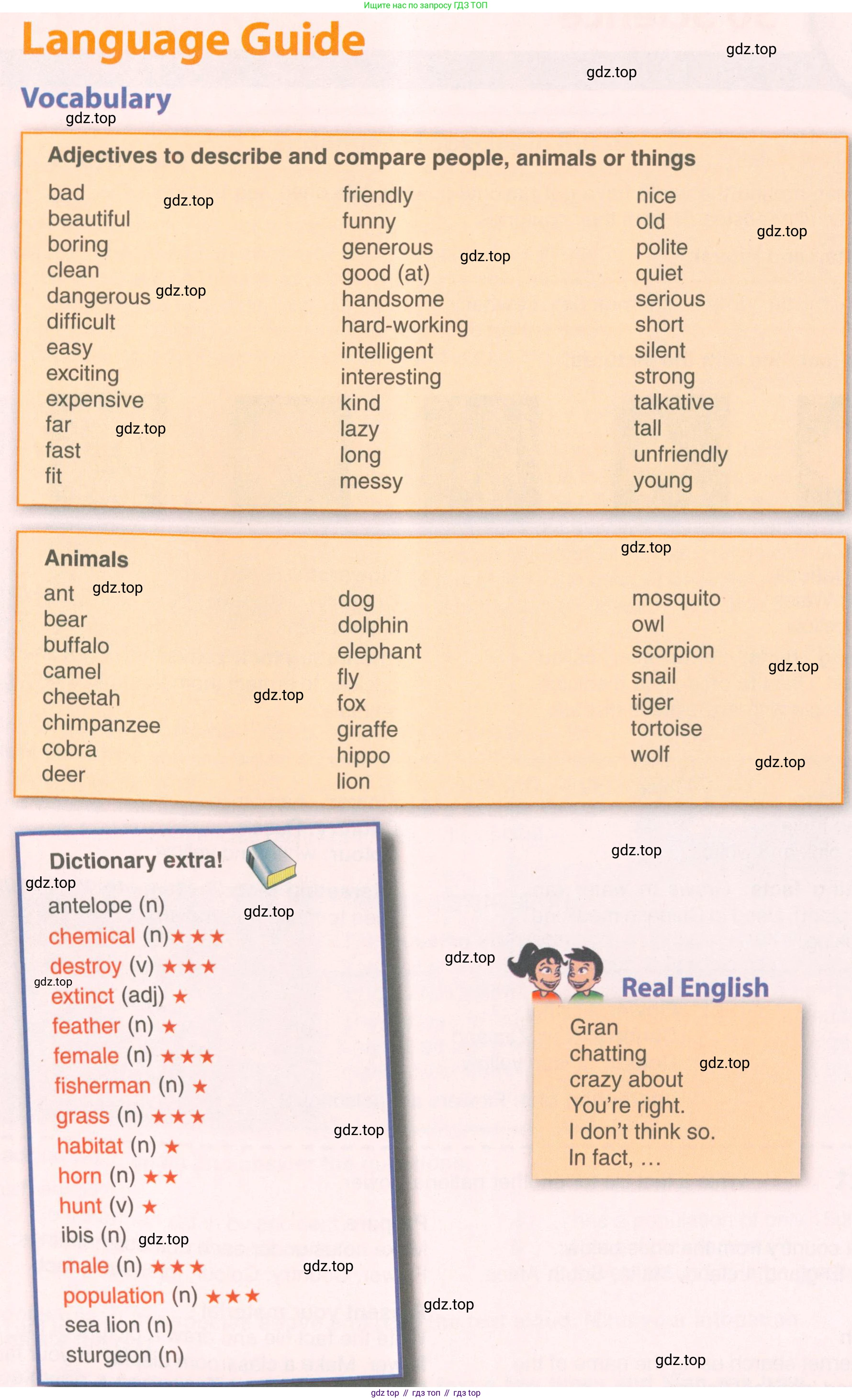 ГДЗ Английский язык (english), 5 класс Учебник (Student's book), авторы: Комарова Юлия Александровна, Ларионова Ирина Владимировна, издательство Русское слово, Москва, 2021, розового цвета, страница 74, Условие