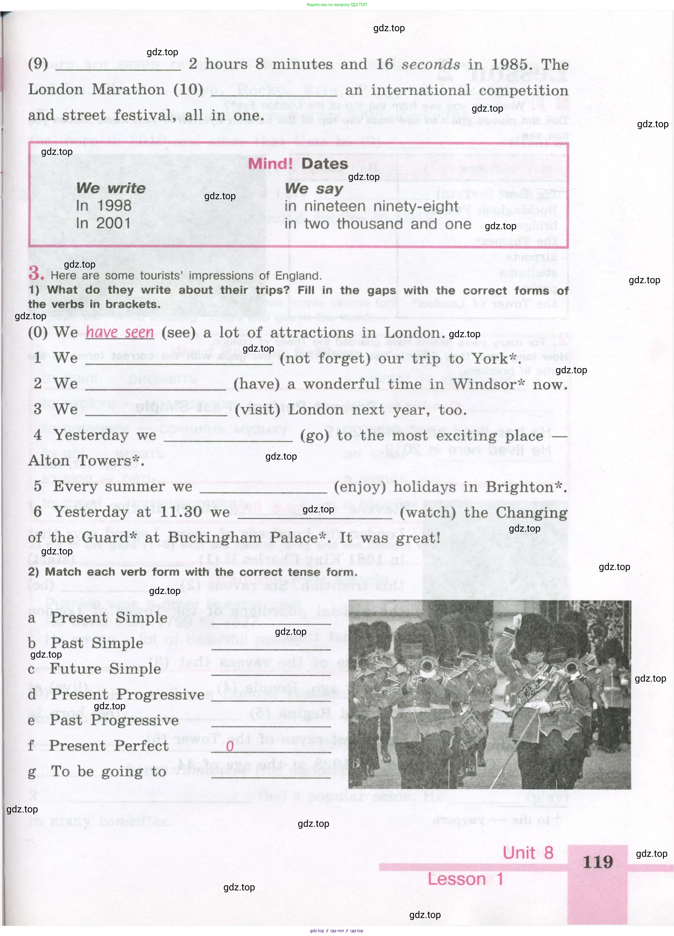 Английский язык (english), 5 класс рабочая тетрадь (activity book), авторы: Кузовлев Владимир Петрович (Kuzovlev Vladimir), Лапа Наталья Михайловна, Костина Ирина Павловна, Дуванова Ольга Викторовна, Кузнецова Елена Вячеславовна, издательство Просвещение, Москва, 2023, страница 119