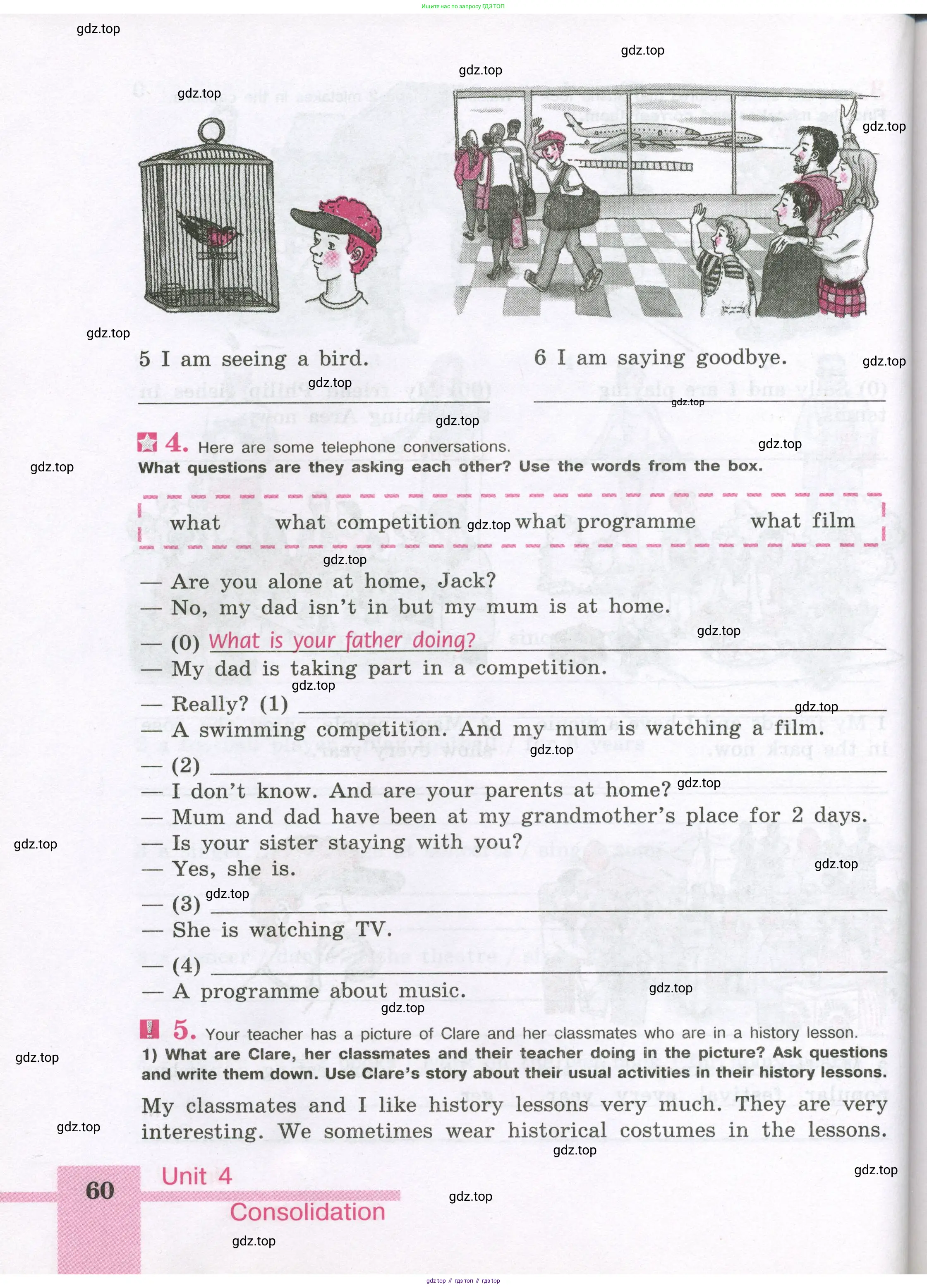 Английский язык (english), 5 класс рабочая тетрадь (activity book), авторы: Кузовлев Владимир Петрович (Kuzovlev Vladimir), Лапа Наталья Михайловна, Костина Ирина Павловна, Дуванова Ольга Викторовна, Кузнецова Елена Вячеславовна, издательство Просвещение, Москва, 2023, страница 60