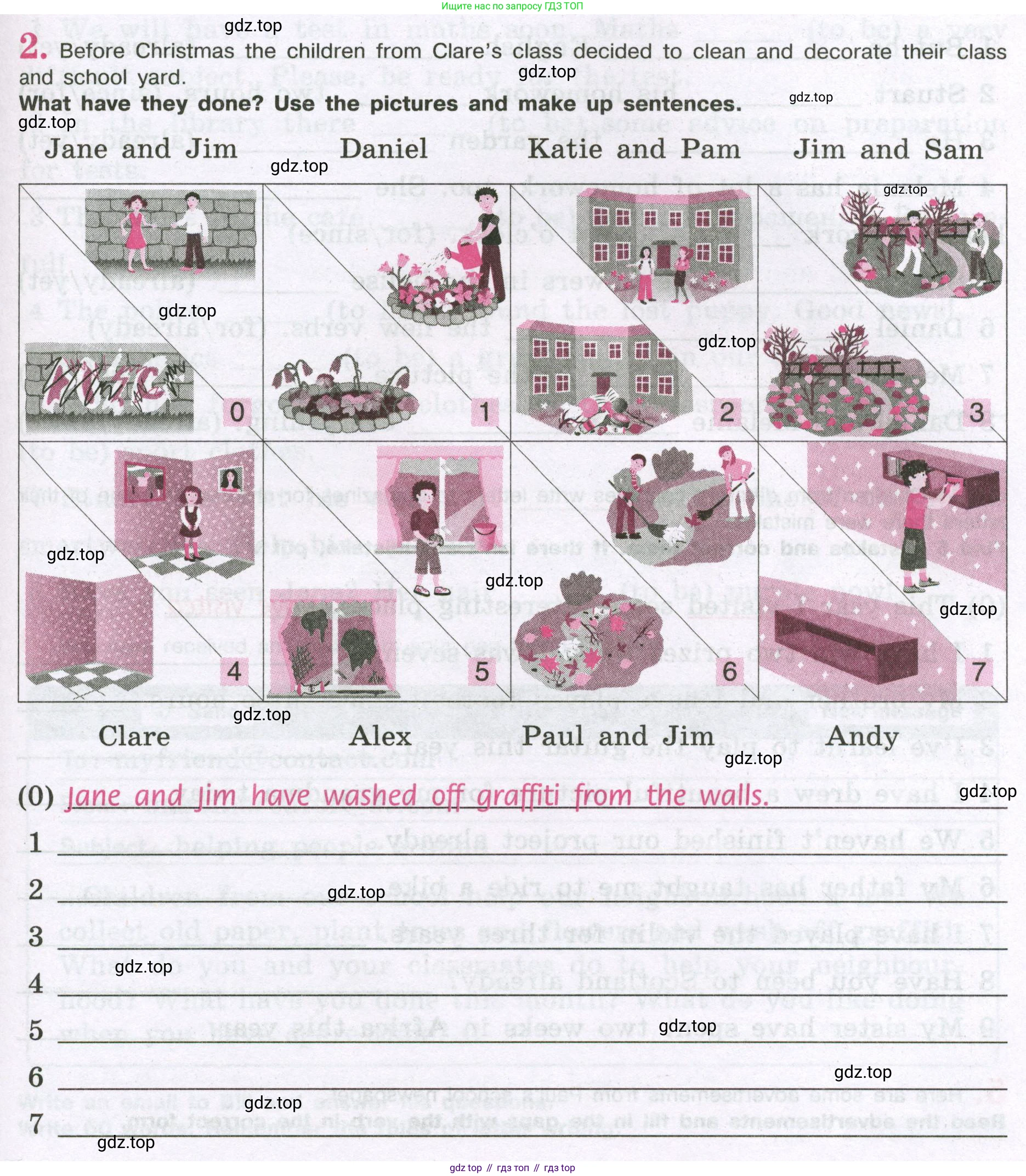 Английский язык (english), 5 класс рабочая тетрадь (activity book), авторы: Кузовлев Владимир Петрович (Kuzovlev Vladimir), Лапа Наталья Михайловна, Костина Ирина Павловна, Дуванова Ольга Викторовна, Кузнецова Елена Вячеславовна, издательство Просвещение, Москва, 2023, страница 43, номер 2, Условие 2023