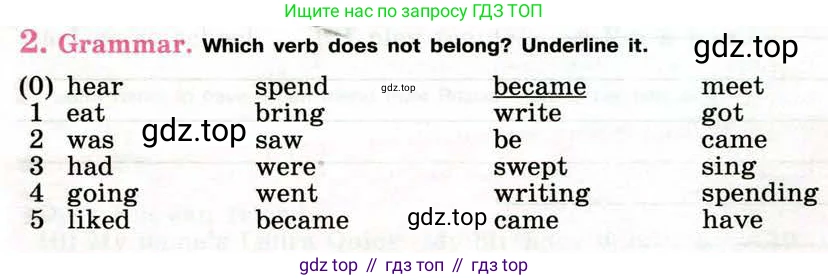 Английский язык (english), 5 класс рабочая тетрадь (activity book), авторы: Кузовлев Владимир Петрович (Kuzovlev Vladimir), Лапа Наталья Михайловна, Костина Ирина Павловна, Дуванова Ольга Викторовна, Кузнецова Елена Вячеславовна, издательство Просвещение, Москва, 2023, страница 14, номер 2, Условие 2013