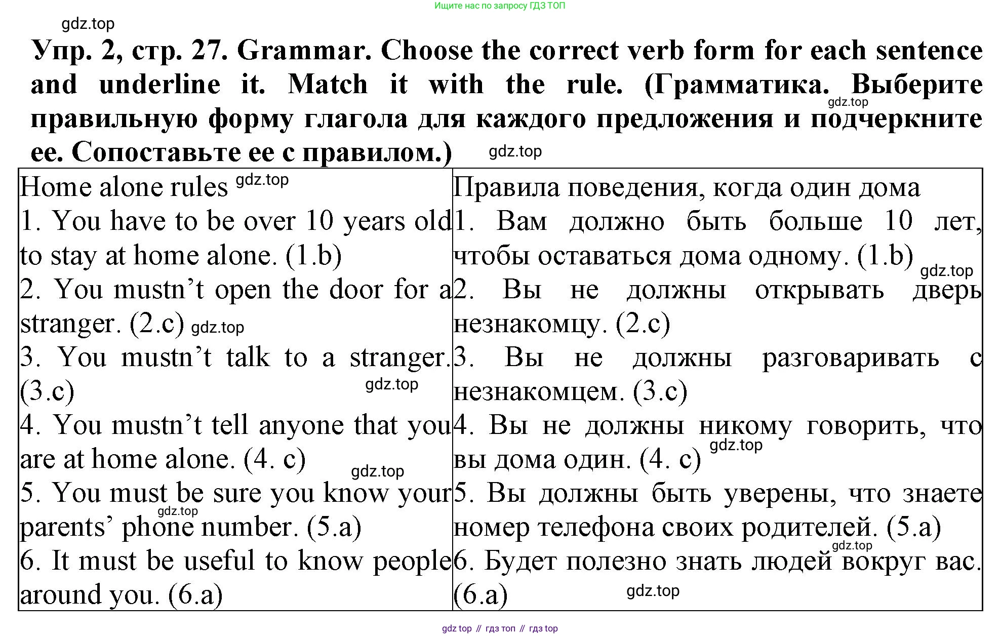 Английский язык (english), 5 класс рабочая тетрадь (activity book), авторы: Кузовлев Владимир Петрович (Kuzovlev Vladimir), Лапа Наталья Михайловна, Костина Ирина Павловна, Дуванова Ольга Викторовна, Кузнецова Елена Вячеславовна, издательство Просвещение, Москва, 2023, страница 27, номер 2, Решение 2023