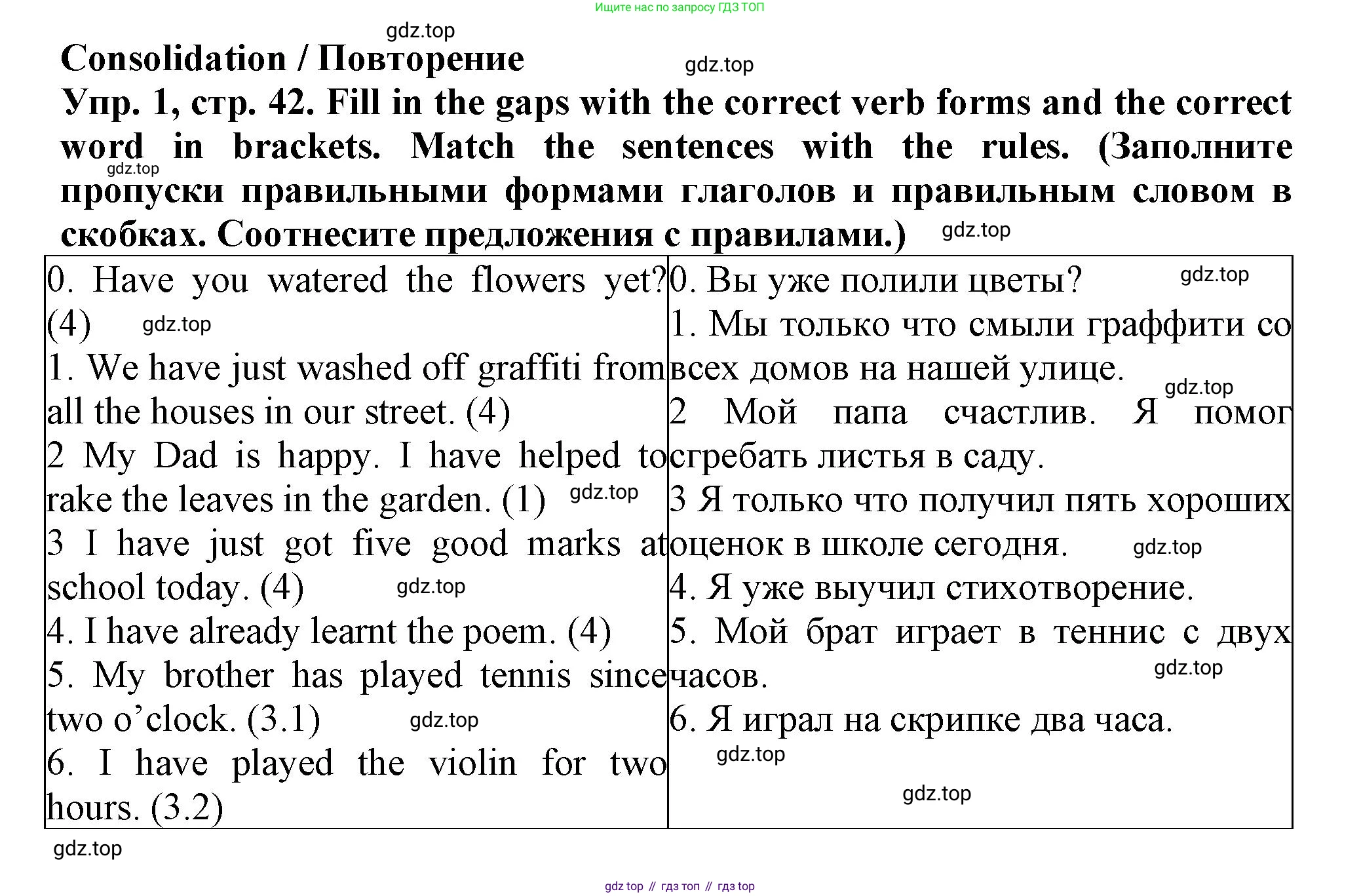 Английский язык (english), 5 класс рабочая тетрадь (activity book), авторы: Кузовлев Владимир Петрович (Kuzovlev Vladimir), Лапа Наталья Михайловна, Костина Ирина Павловна, Дуванова Ольга Викторовна, Кузнецова Елена Вячеславовна, издательство Просвещение, Москва, 2023, страница 42, номер 1, Решение 2023