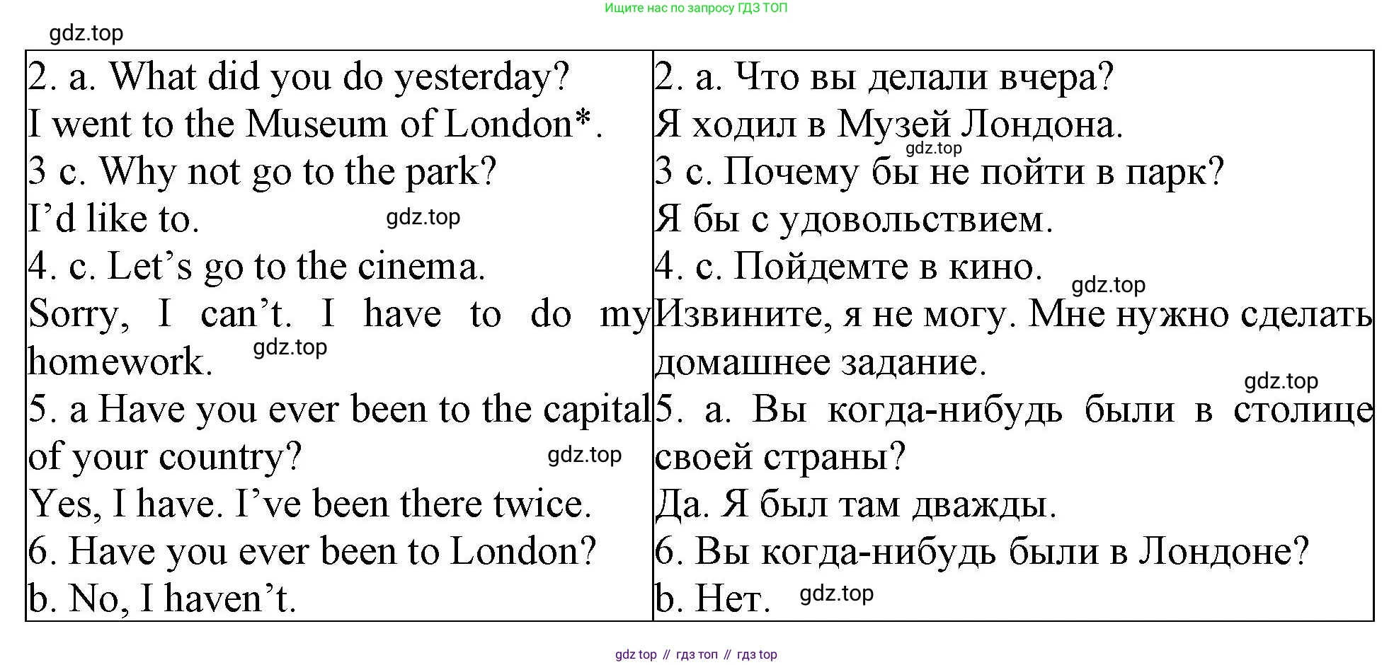 Английский язык (english), 5 класс рабочая тетрадь (activity book), авторы: Кузовлев Владимир Петрович (Kuzovlev Vladimir), Лапа Наталья Михайловна, Костина Ирина Павловна, Дуванова Ольга Викторовна, Кузнецова Елена Вячеславовна, издательство Просвещение, Москва, 2023, страница 90, номер 1, Решение 2023 (продолжение 2)