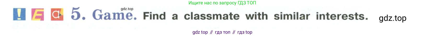 Английский язык (english), 5 класс Учебник (Student's book), авторы: Кузовлев Владимир Петрович (Kuzovlev Vladimir), Лапа Наталья Михайловна, Костина Ирина Павловна, Дуванова Ольга Викторовна, Кузнецова Елена Вячеславовна, издательство Просвещение, Москва, 2023, страница 9, номер 5, Условие
