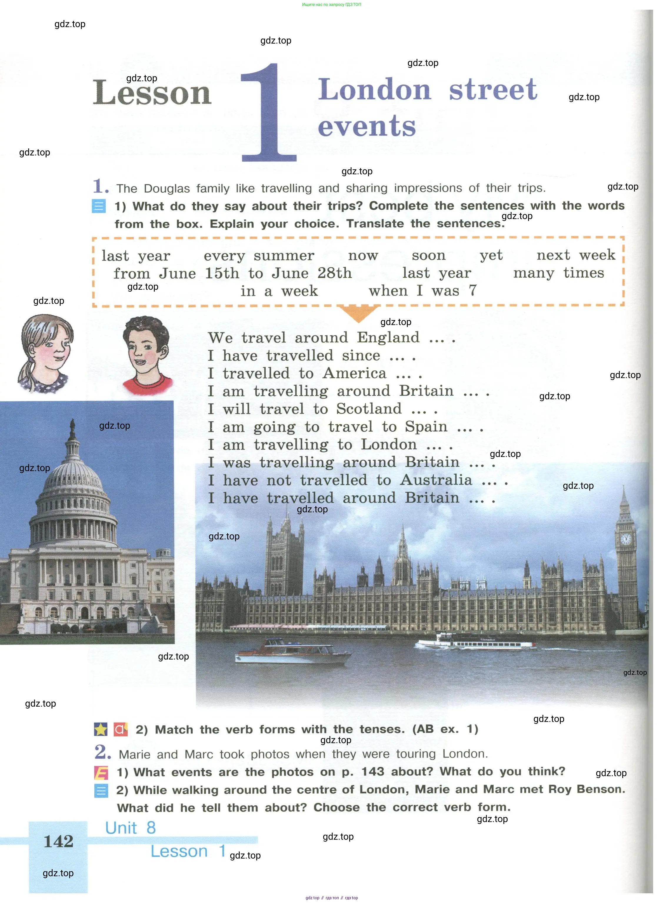 Английский язык (english), 5 класс Учебник (Student's book), авторы: Кузовлев Владимир Петрович (Kuzovlev Vladimir), Лапа Наталья Михайловна, Костина Ирина Павловна, Дуванова Ольга Викторовна, Кузнецова Елена Вячеславовна, издательство Просвещение, Москва, 2023, страница 142