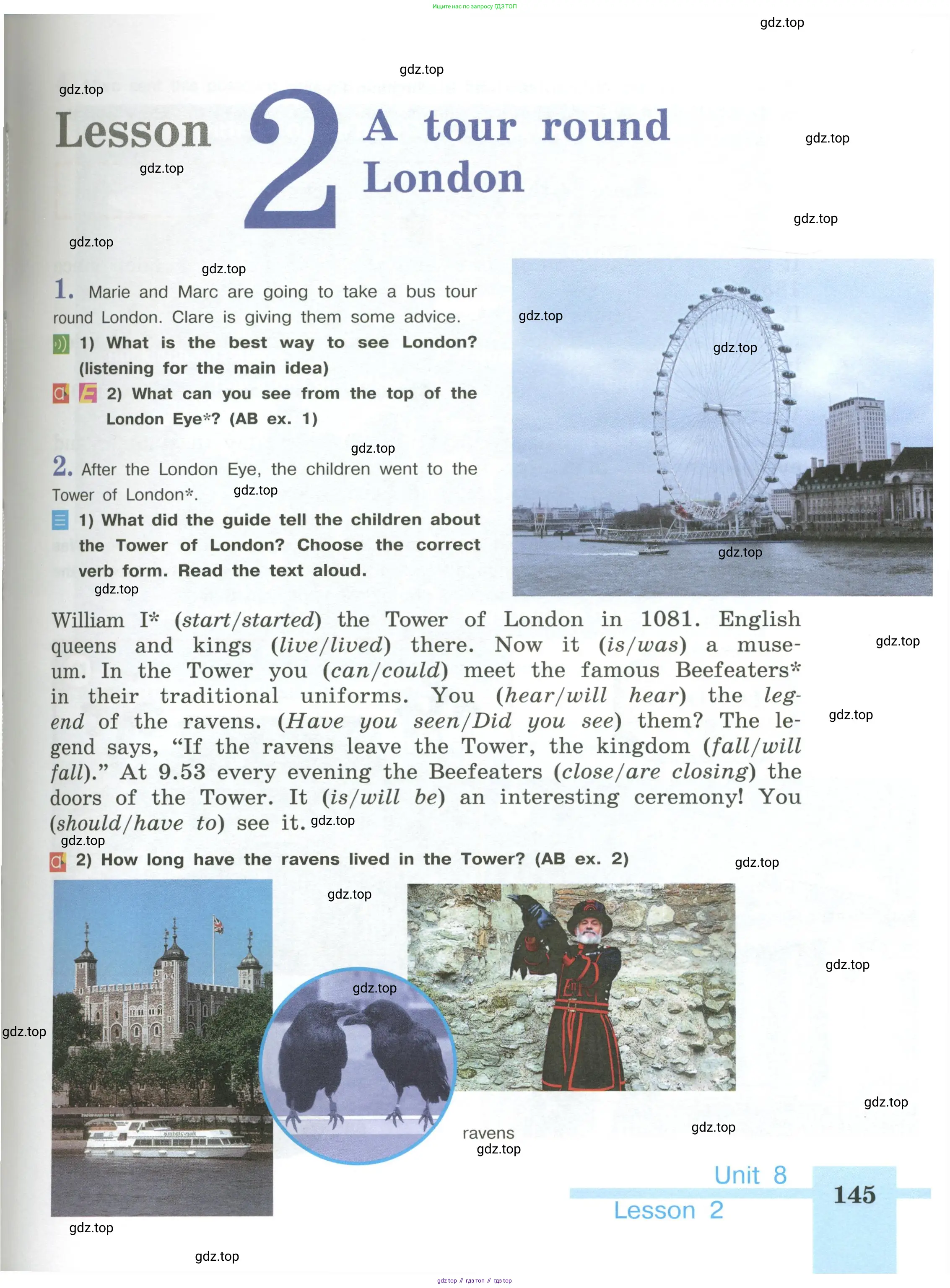 Английский язык (english), 5 класс Учебник (Student's book), авторы: Кузовлев Владимир Петрович (Kuzovlev Vladimir), Лапа Наталья Михайловна, Костина Ирина Павловна, Дуванова Ольга Викторовна, Кузнецова Елена Вячеславовна, издательство Просвещение, Москва, 2023, страница 145