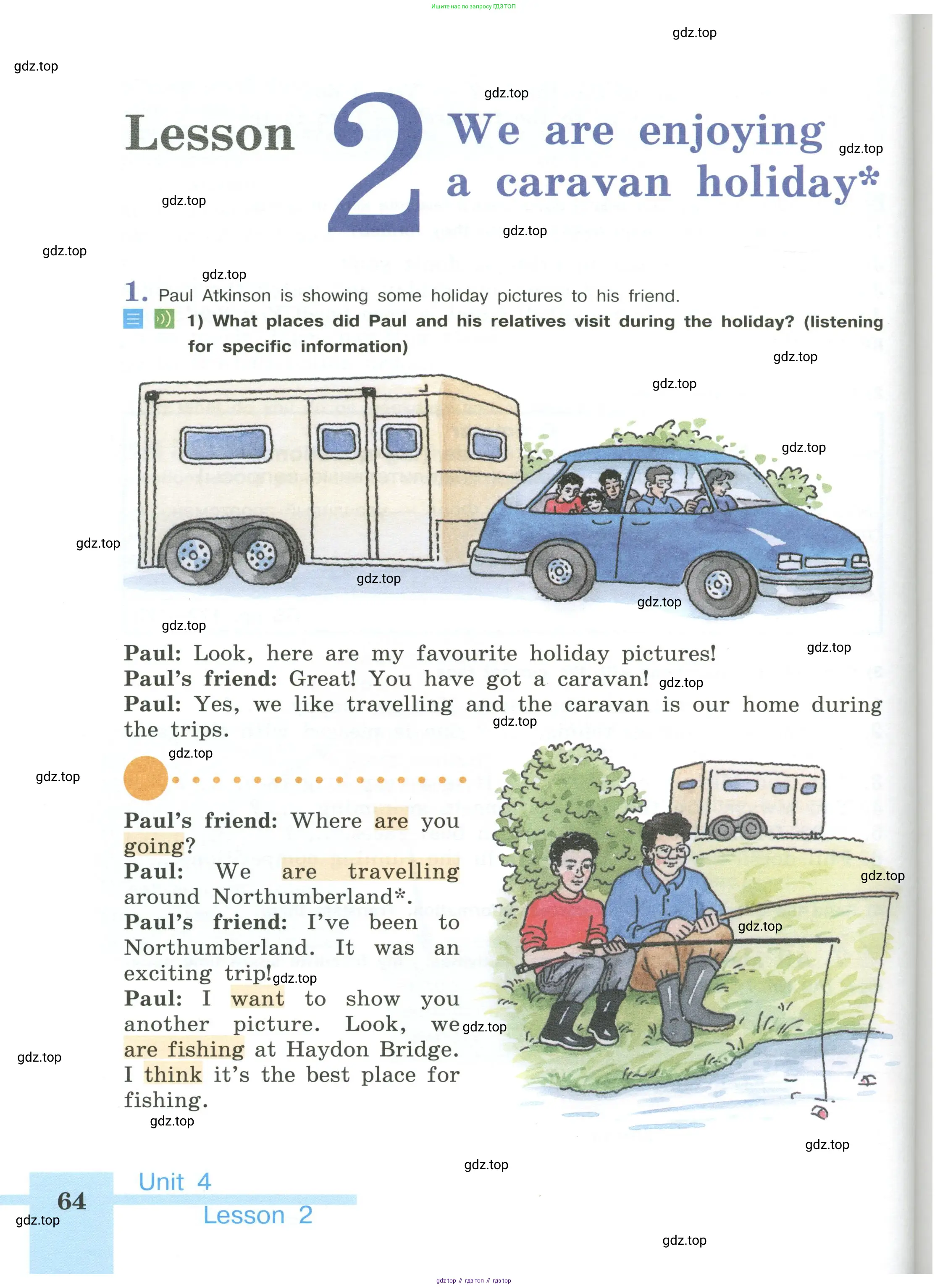 Английский язык (english), 5 класс Учебник (Student's book), авторы: Кузовлев Владимир Петрович (Kuzovlev Vladimir), Лапа Наталья Михайловна, Костина Ирина Павловна, Дуванова Ольга Викторовна, Кузнецова Елена Вячеславовна, издательство Просвещение, Москва, 2023, страница 64