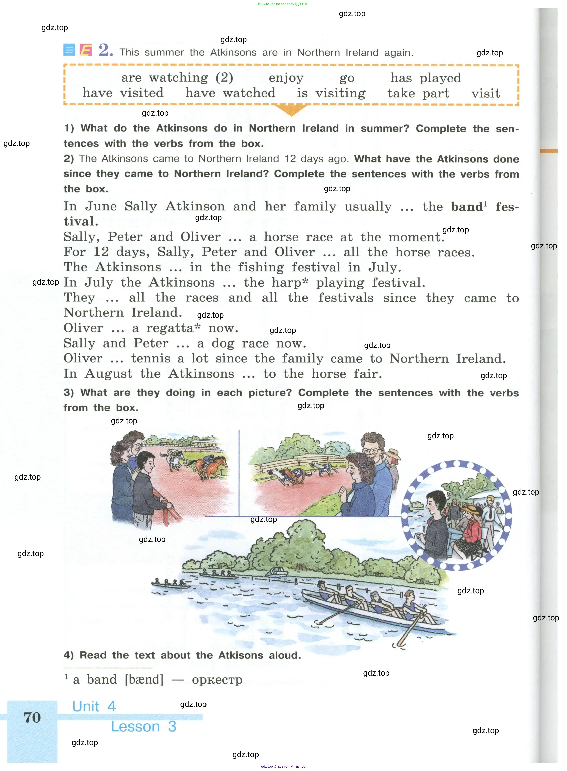 Английский язык (english), 5 класс Учебник (Student's book), авторы: Кузовлев Владимир Петрович (Kuzovlev Vladimir), Лапа Наталья Михайловна, Костина Ирина Павловна, Дуванова Ольга Викторовна, Кузнецова Елена Вячеславовна, издательство Просвещение, Москва, 2023, страница 70
