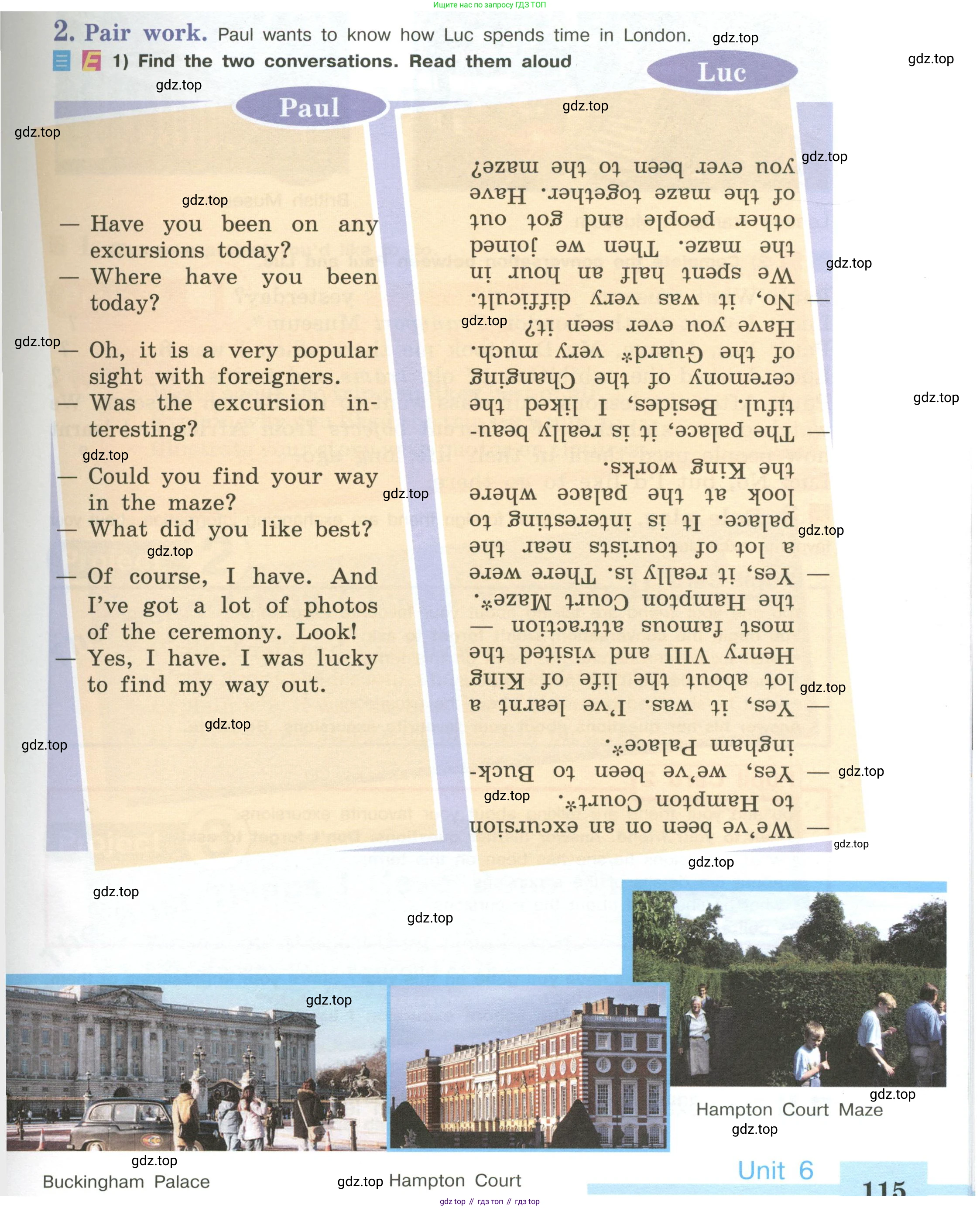 Английский язык (english), 5 класс Учебник (Student's book), авторы: Кузовлев Владимир Петрович (Kuzovlev Vladimir), Лапа Наталья Михайловна, Костина Ирина Павловна, Дуванова Ольга Викторовна, Кузнецова Елена Вячеславовна, издательство Просвещение, Москва, 2023, страница 115, номер 2, Условие