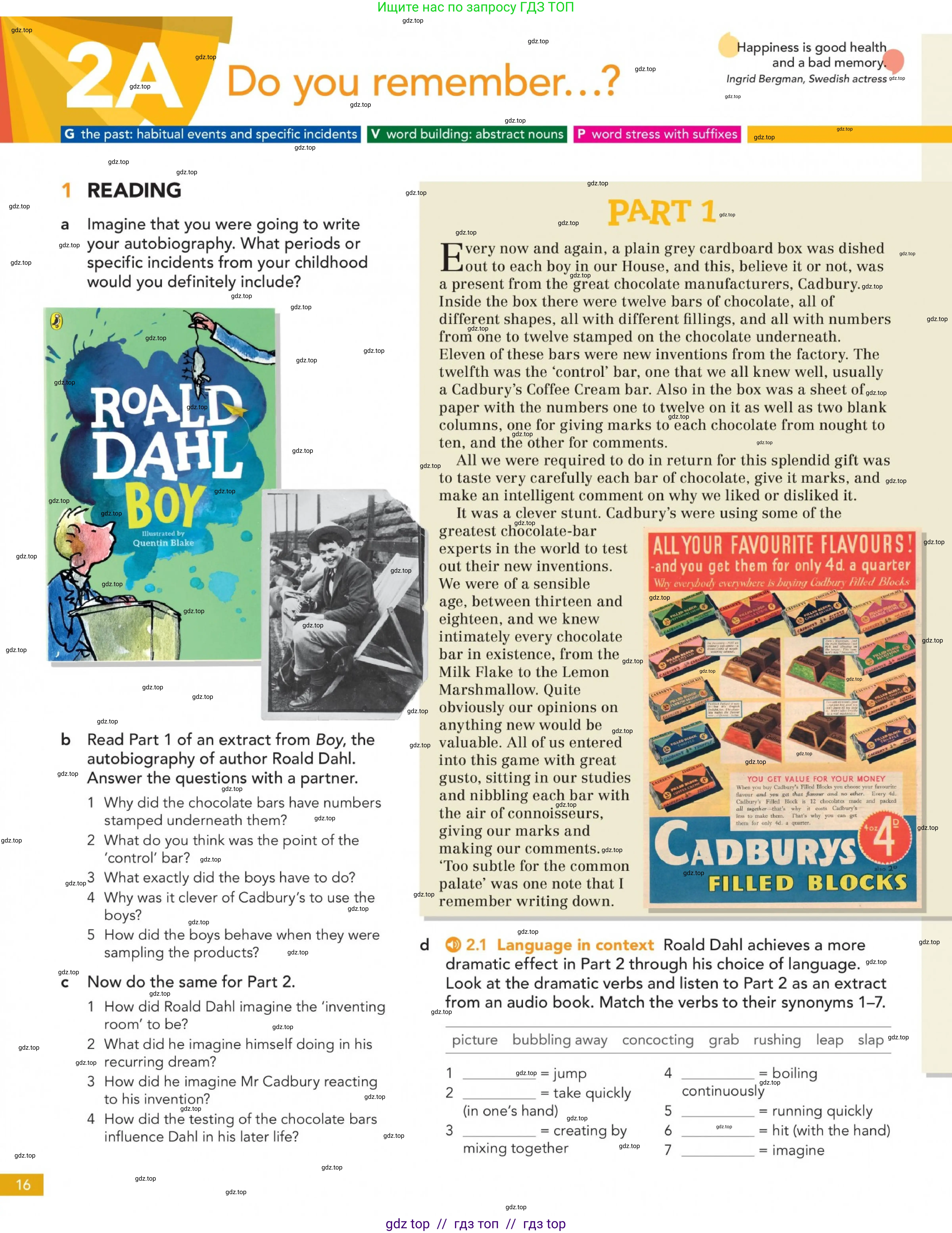 Английский язык (english), 5-11 класс Учебник (Student's book), авторы: Latham-Koenig Christina, Oxenden Clive, Lambert Jerry, Chomacki Kate, издательство Oxford University Press, Москва, 2019, белого цвета, страница 16
