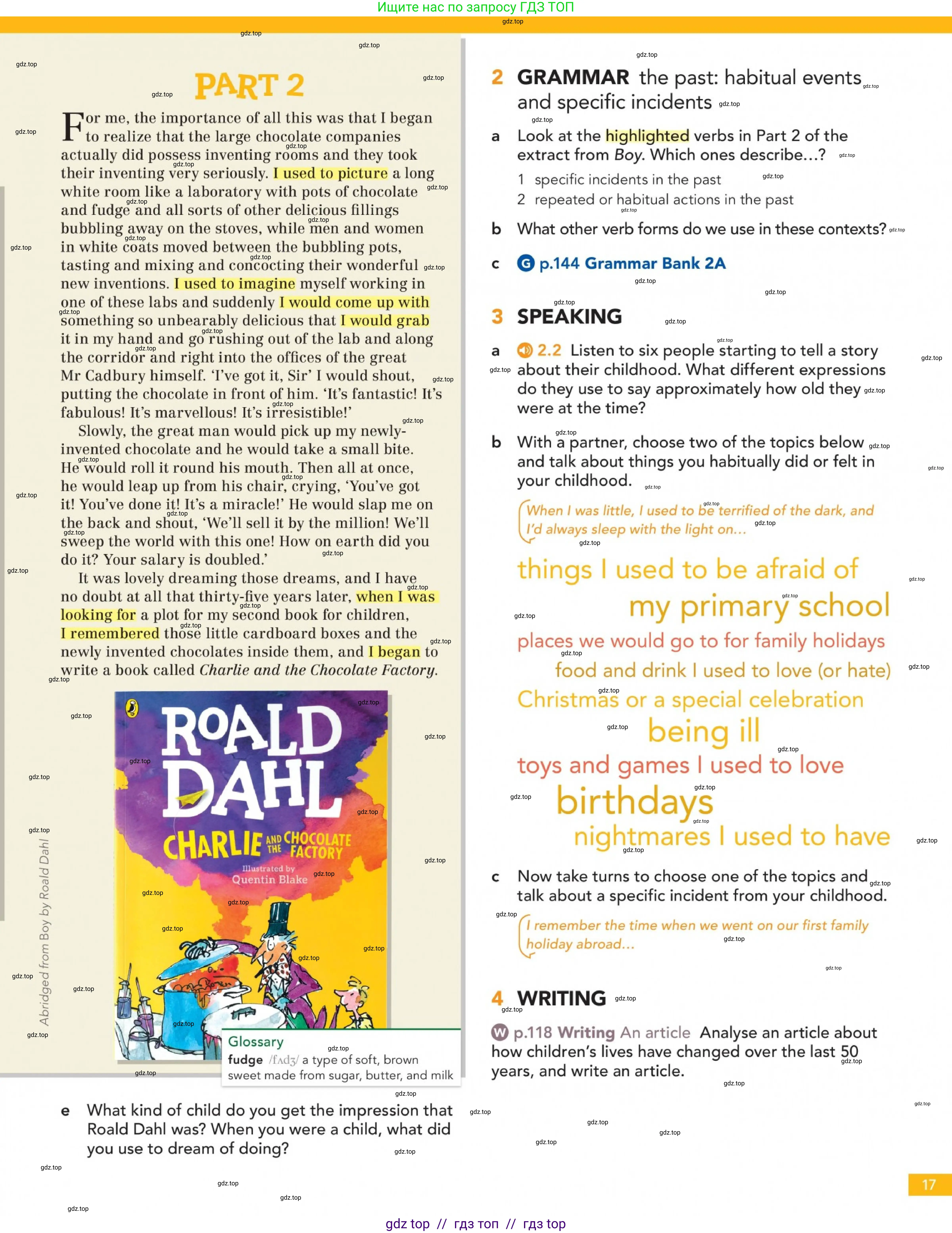 Английский язык (english), 5-11 класс Учебник (Student's book), авторы: Latham-Koenig Christina, Oxenden Clive, Lambert Jerry, Chomacki Kate, издательство Oxford University Press, Москва, 2019, белого цвета, страница 17