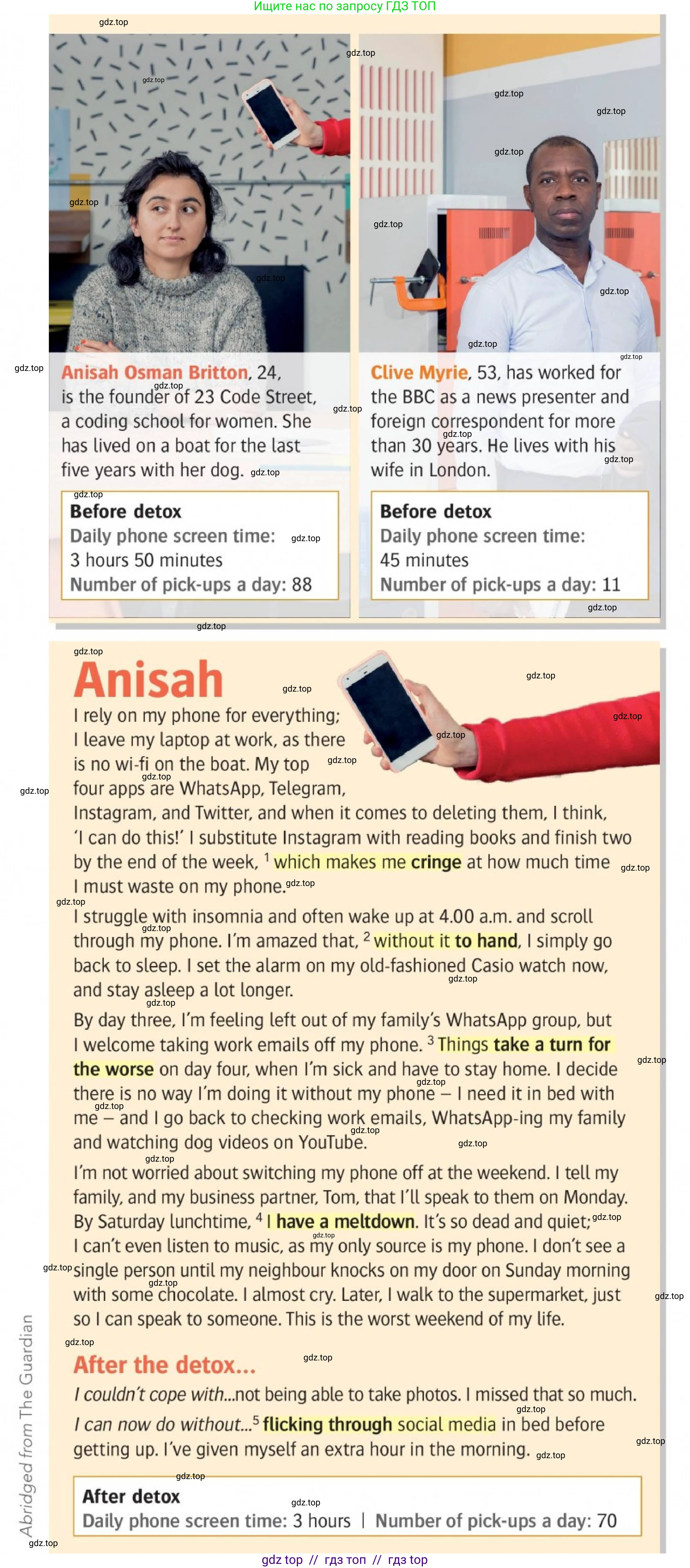 Английский язык (english), 5-11 класс Учебник (Student's book), авторы: Latham-Koenig Christina, Oxenden Clive, Lambert Jerry, Chomacki Kate, издательство Oxford University Press, Москва, 2019, белого цвета, страница 60, номер 3, Условие (продолжение 2)