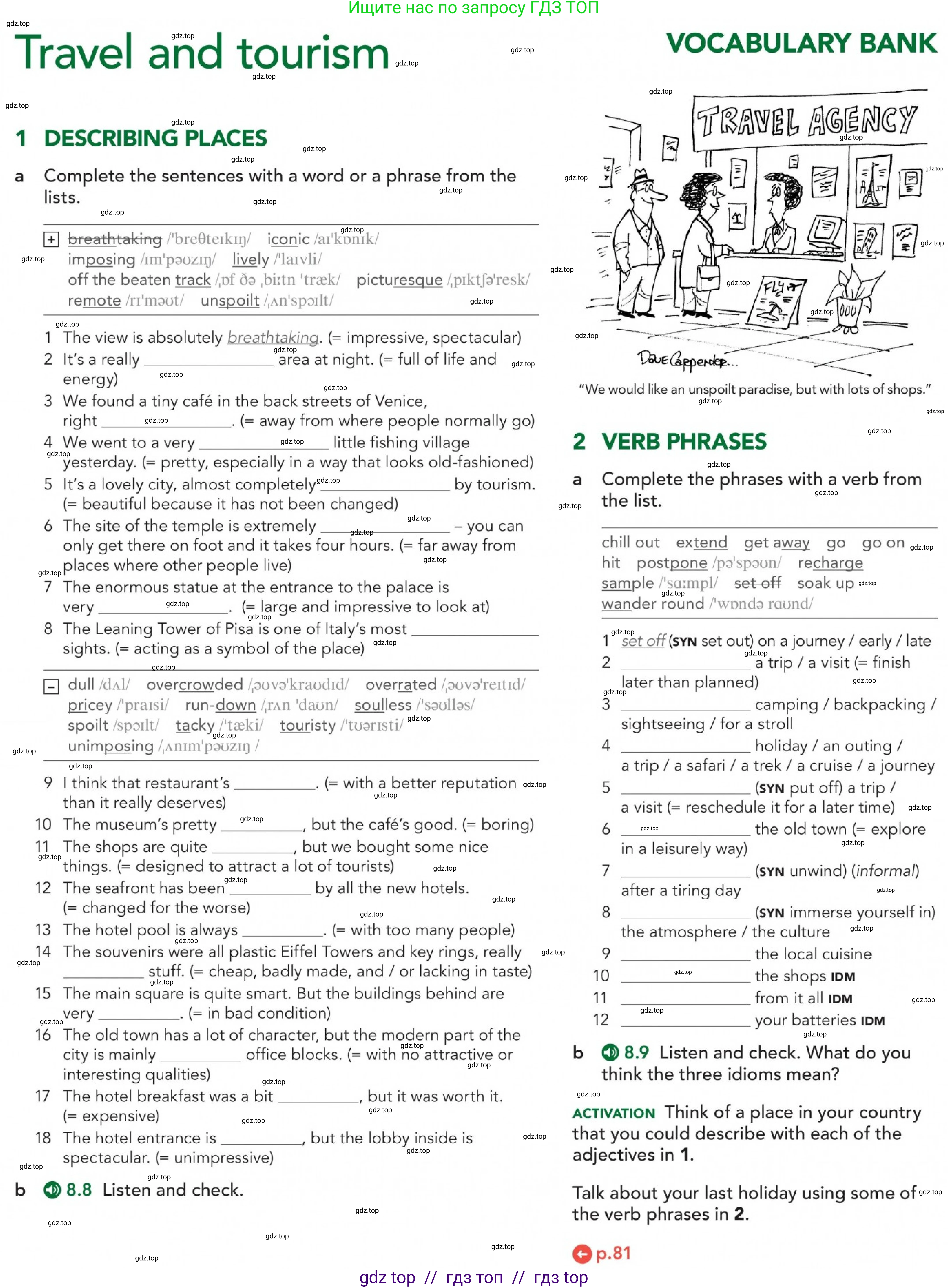 Английский язык (english), 5-11 класс Учебник (Student's book), авторы: Latham-Koenig Christina, Oxenden Clive, Lambert Jerry, Chomacki Kate, издательство Oxford University Press, Москва, 2019, белого цвета, страница 81, номер 2, Условие (продолжение 2)