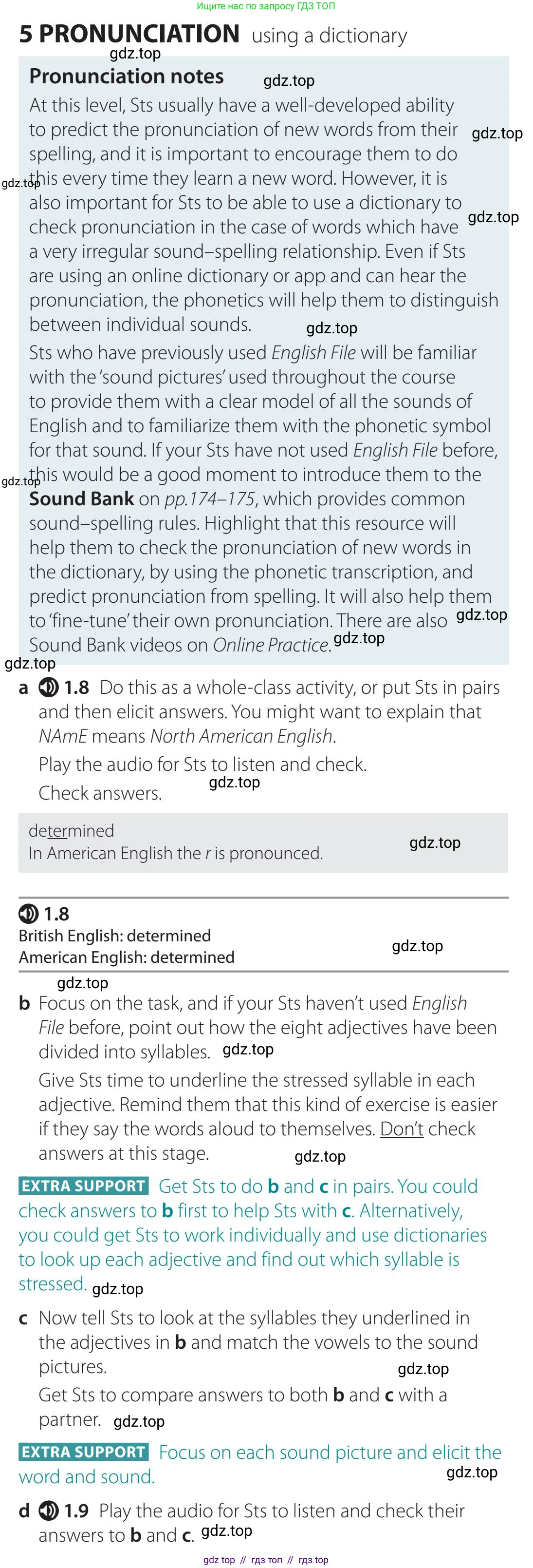 Английский язык (english), 5-11 класс Учебник (Student's book), авторы: Latham-Koenig Christina, Oxenden Clive, Lambert Jerry, Chomacki Kate, издательство Oxford University Press, Москва, 2019, белого цвета, страница 8, номер 5, Teacher's Guide