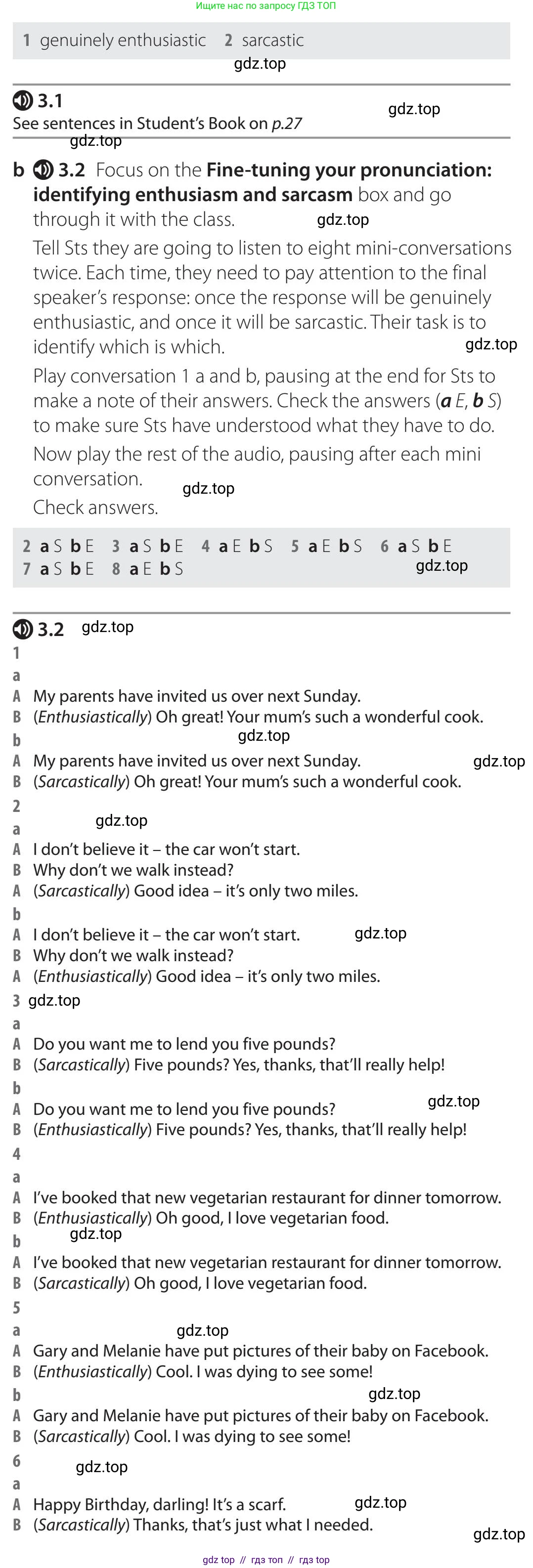 Английский язык (english), 5-11 класс Учебник (Student's book), авторы: Latham-Koenig Christina, Oxenden Clive, Lambert Jerry, Chomacki Kate, издательство Oxford University Press, Москва, 2019, белого цвета, страница 27, номер 2, Teacher's Guide (продолжение 2)