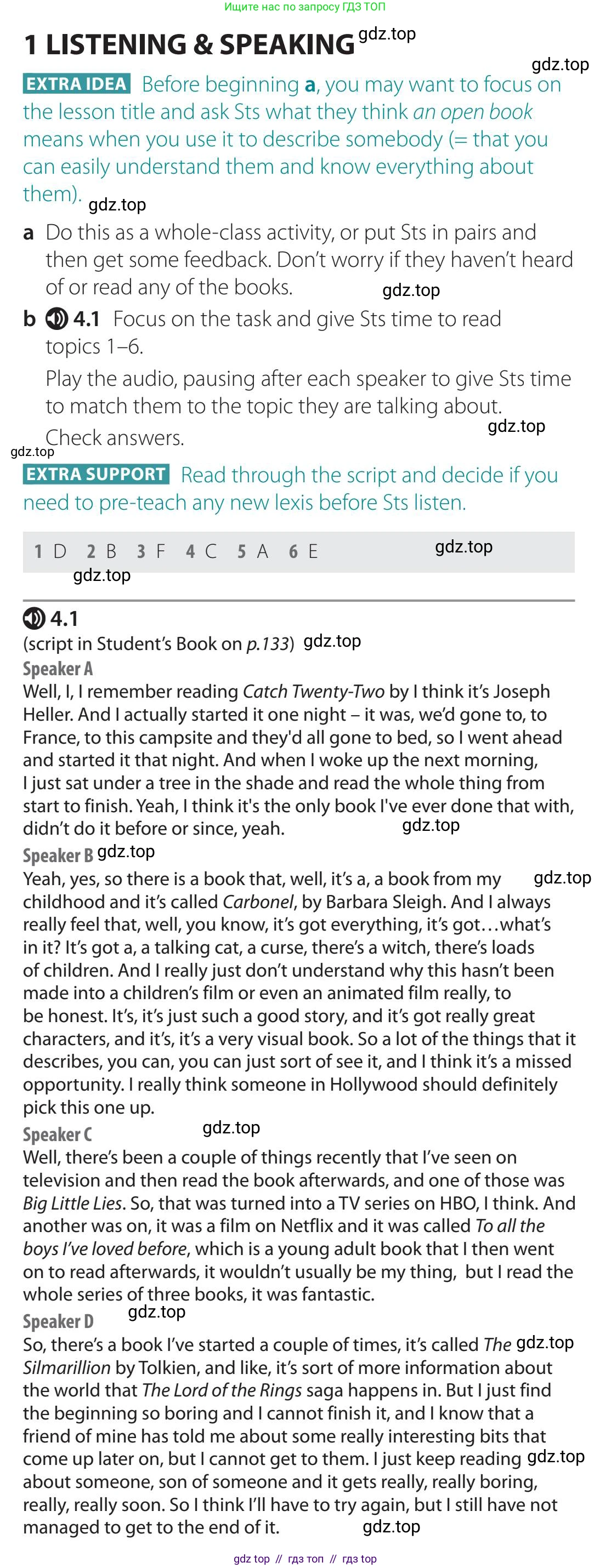 Английский язык (english), 5-11 класс Учебник (Student's book), авторы: Latham-Koenig Christina, Oxenden Clive, Lambert Jerry, Chomacki Kate, издательство Oxford University Press, Москва, 2019, белого цвета, страница 36, номер 1, Teacher's Guide