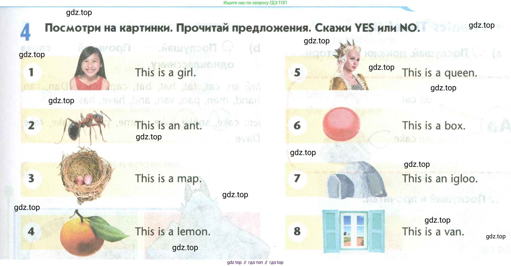 Английский язык (english), 5 класс Учебник (Student's book), авторы: Маневич Екатерина Гарьевна (Manevich Yekaterina), Полякова Анна Александровна (Polyakova Anna), Дули Дженни (Dooley Jenny), Эванс Вирджиния (Evans Virginia), издательство Просвещение, Москва, 2023, голубого цвета, страница 13, номер 4, Условие