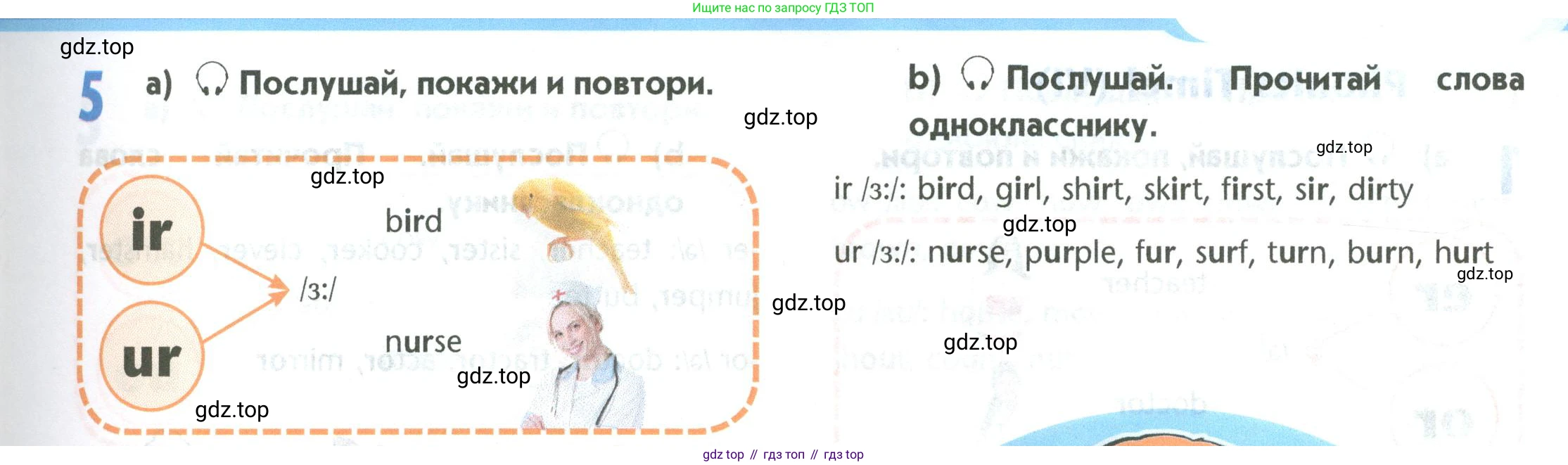 Английский язык (english), 5 класс Учебник (Student's book), авторы: Маневич Екатерина Гарьевна (Manevich Yekaterina), Полякова Анна Александровна (Polyakova Anna), Дули Дженни (Dooley Jenny), Эванс Вирджиния (Evans Virginia), издательство Просвещение, Москва, 2023, голубого цвета, страница 23, номер 5, Условие