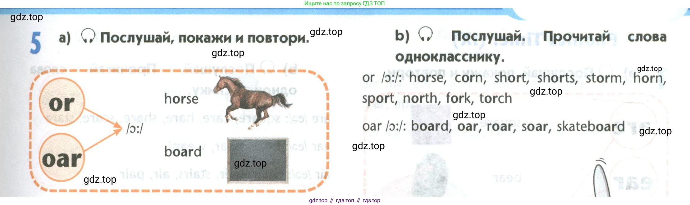 Английский язык (english), 5 класс Учебник (Student's book), авторы: Маневич Екатерина Гарьевна (Manevich Yekaterina), Полякова Анна Александровна (Polyakova Anna), Дули Дженни (Dooley Jenny), Эванс Вирджиния (Evans Virginia), издательство Просвещение, Москва, 2023, голубого цвета, страница 29, номер 5, Условие