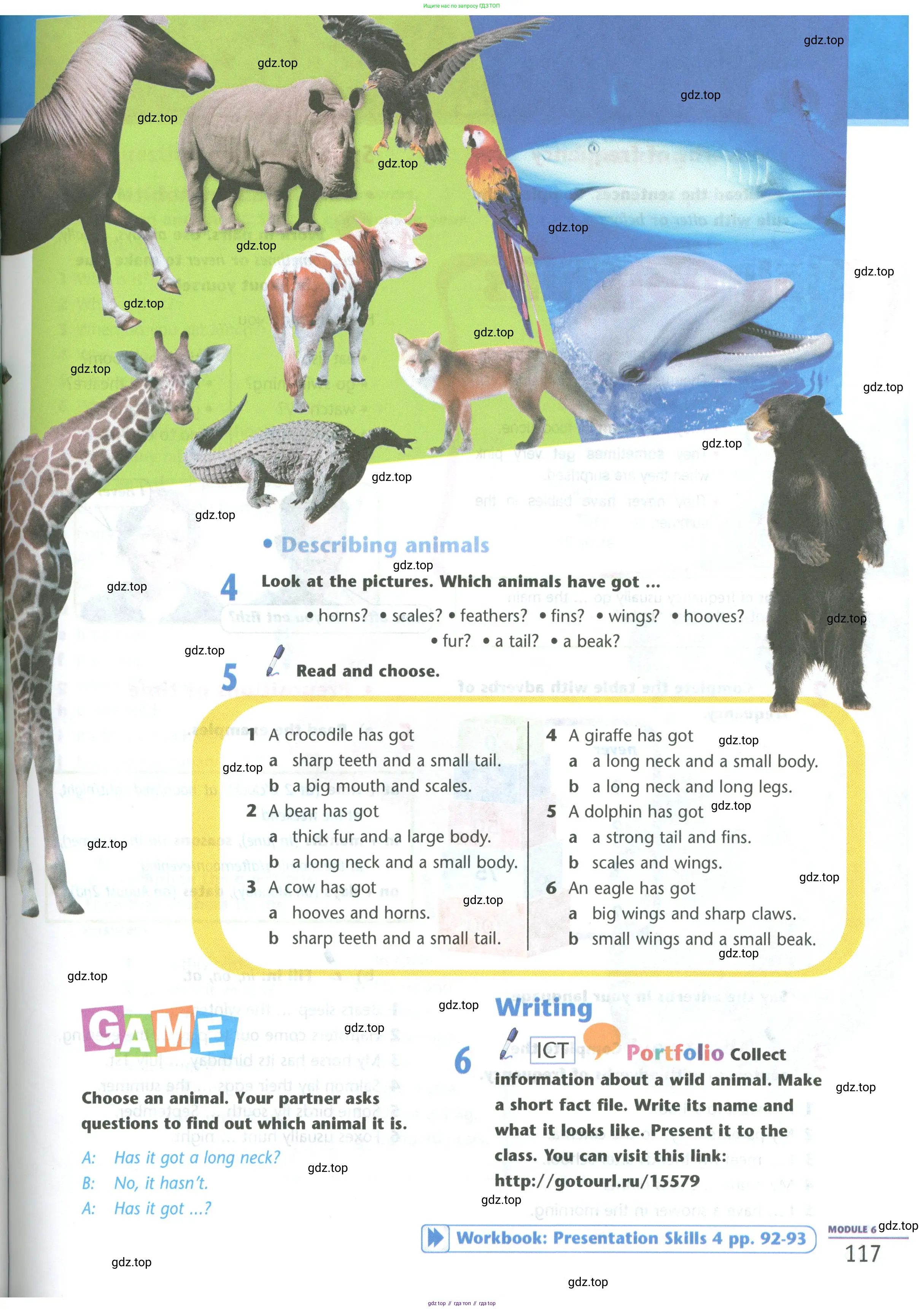 Английский язык (english), 5 класс Учебник (Student's book), авторы: Маневич Екатерина Гарьевна (Manevich Yekaterina), Полякова Анна Александровна (Polyakova Anna), Дули Дженни (Dooley Jenny), Эванс Вирджиния (Evans Virginia), издательство Просвещение, Москва, 2023, голубого цвета, страница 117