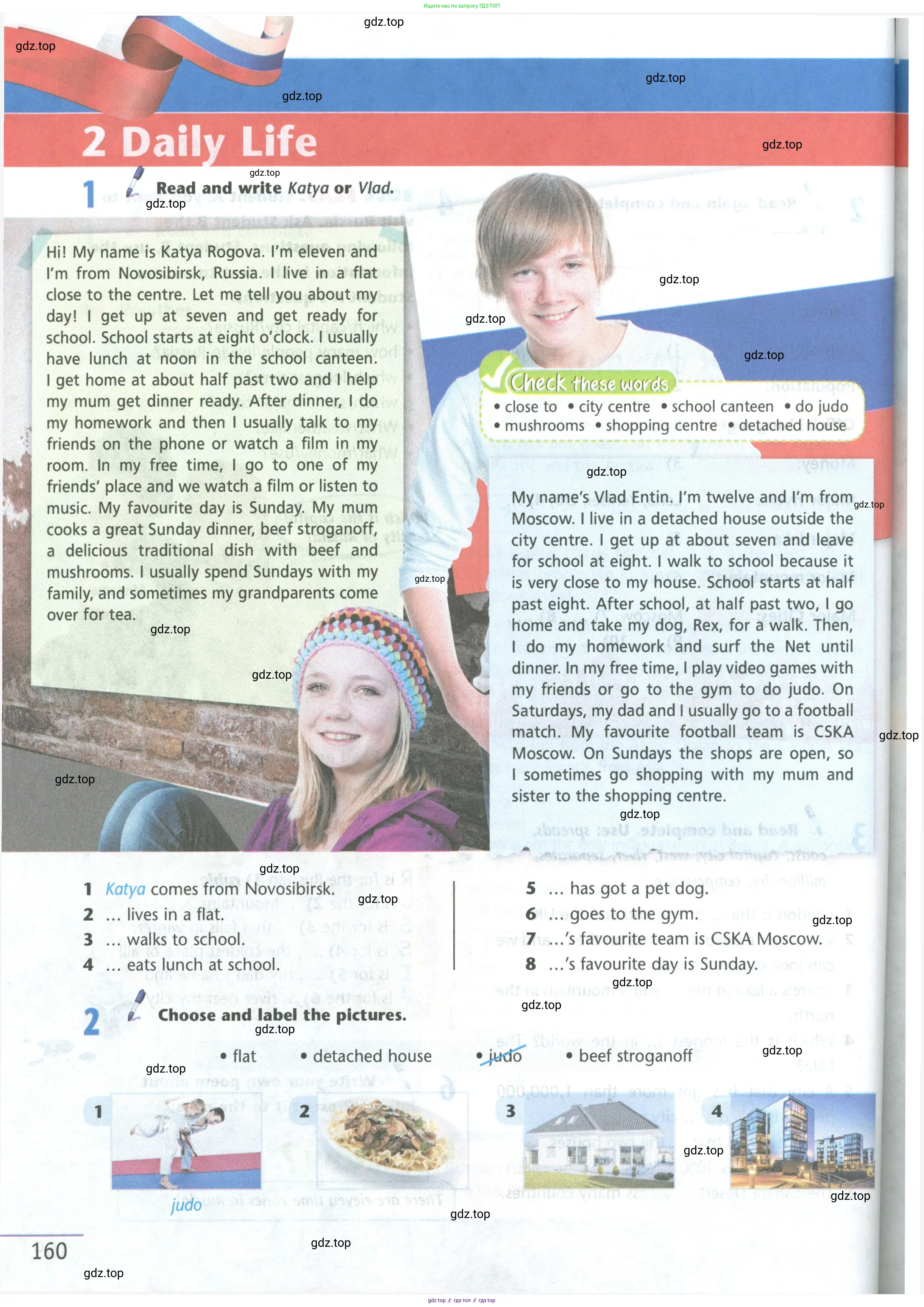 Английский язык (english), 5 класс Учебник (Student's book), авторы: Маневич Екатерина Гарьевна (Manevich Yekaterina), Полякова Анна Александровна (Polyakova Anna), Дули Дженни (Dooley Jenny), Эванс Вирджиния (Evans Virginia), издательство Просвещение, Москва, 2023, голубого цвета, страница 160
