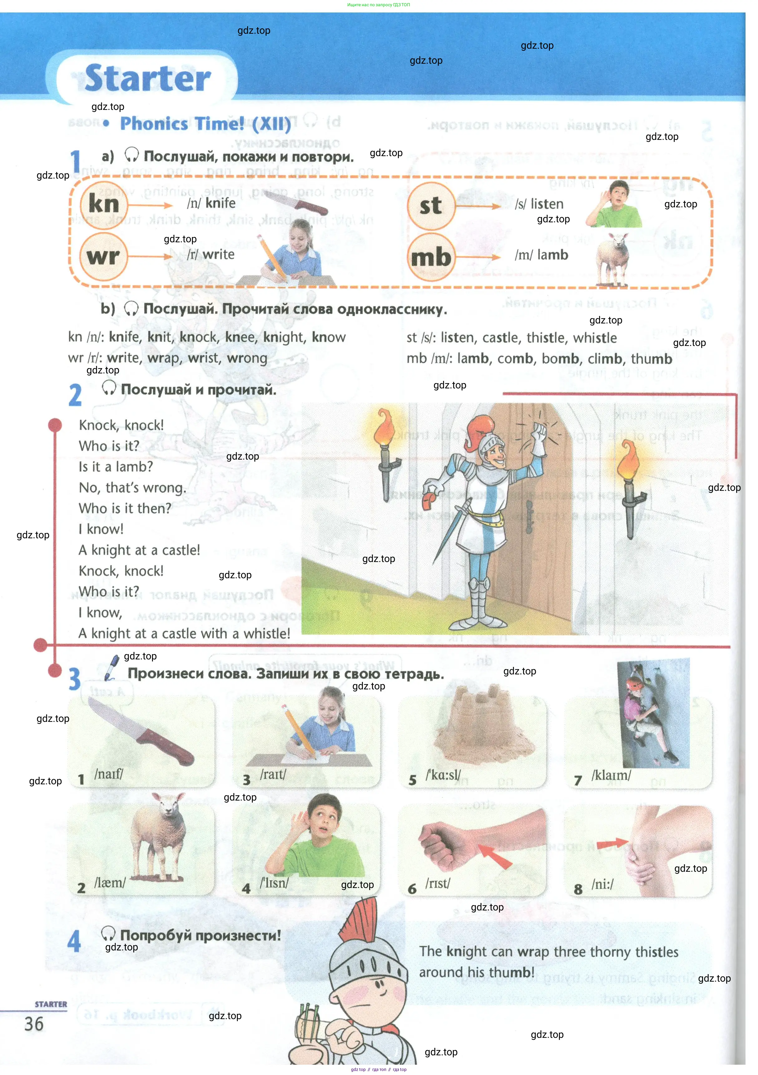 Английский язык (english), 5 класс Учебник (Student's book), авторы: Маневич Екатерина Гарьевна (Manevich Yekaterina), Полякова Анна Александровна (Polyakova Anna), Дули Дженни (Dooley Jenny), Эванс Вирджиния (Evans Virginia), издательство Просвещение, Москва, 2023, голубого цвета, страница 36