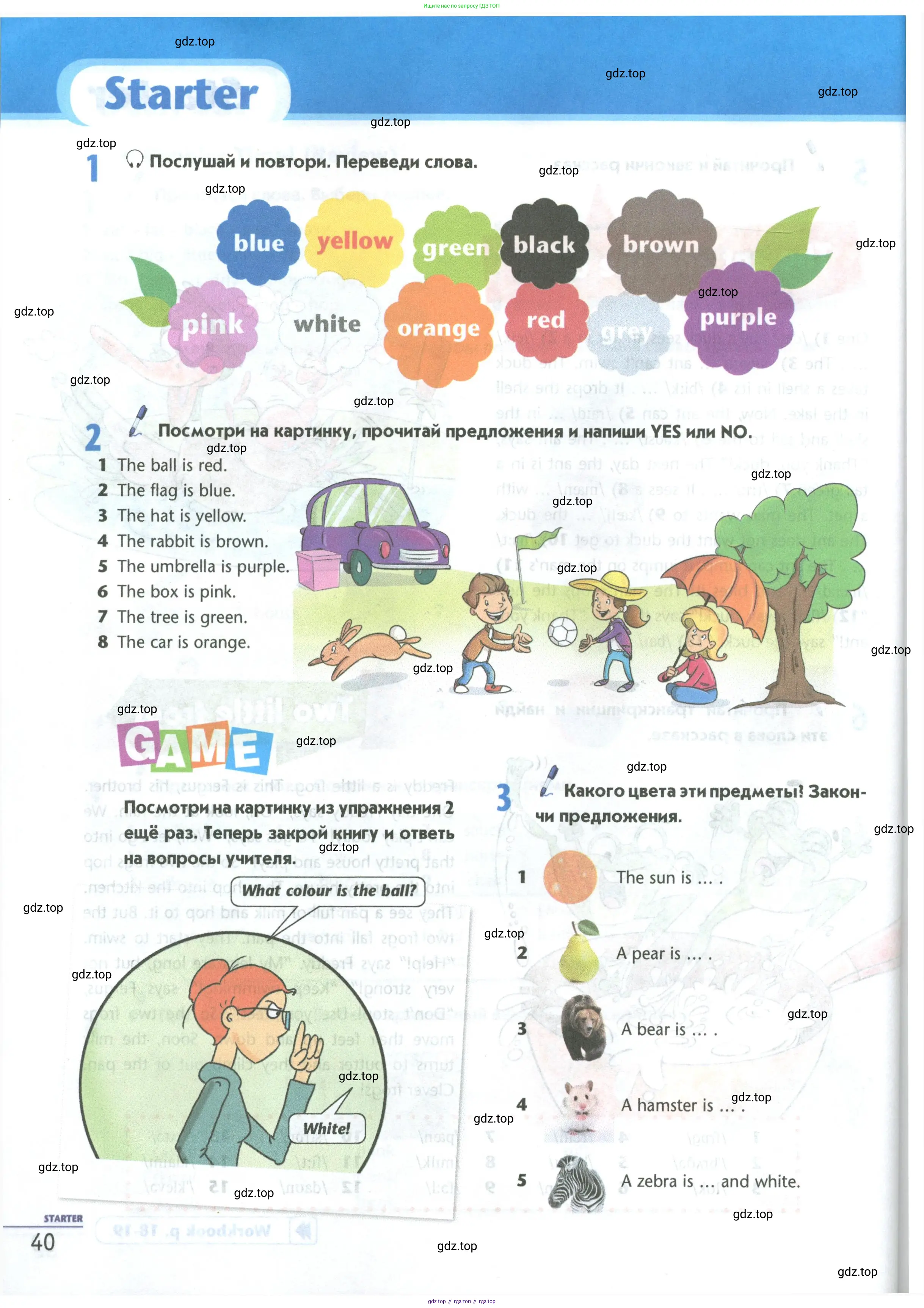 Английский язык (english), 5 класс Учебник (Student's book), авторы: Маневич Екатерина Гарьевна (Manevich Yekaterina), Полякова Анна Александровна (Polyakova Anna), Дули Дженни (Dooley Jenny), Эванс Вирджиния (Evans Virginia), издательство Просвещение, Москва, 2023, голубого цвета, страница 40