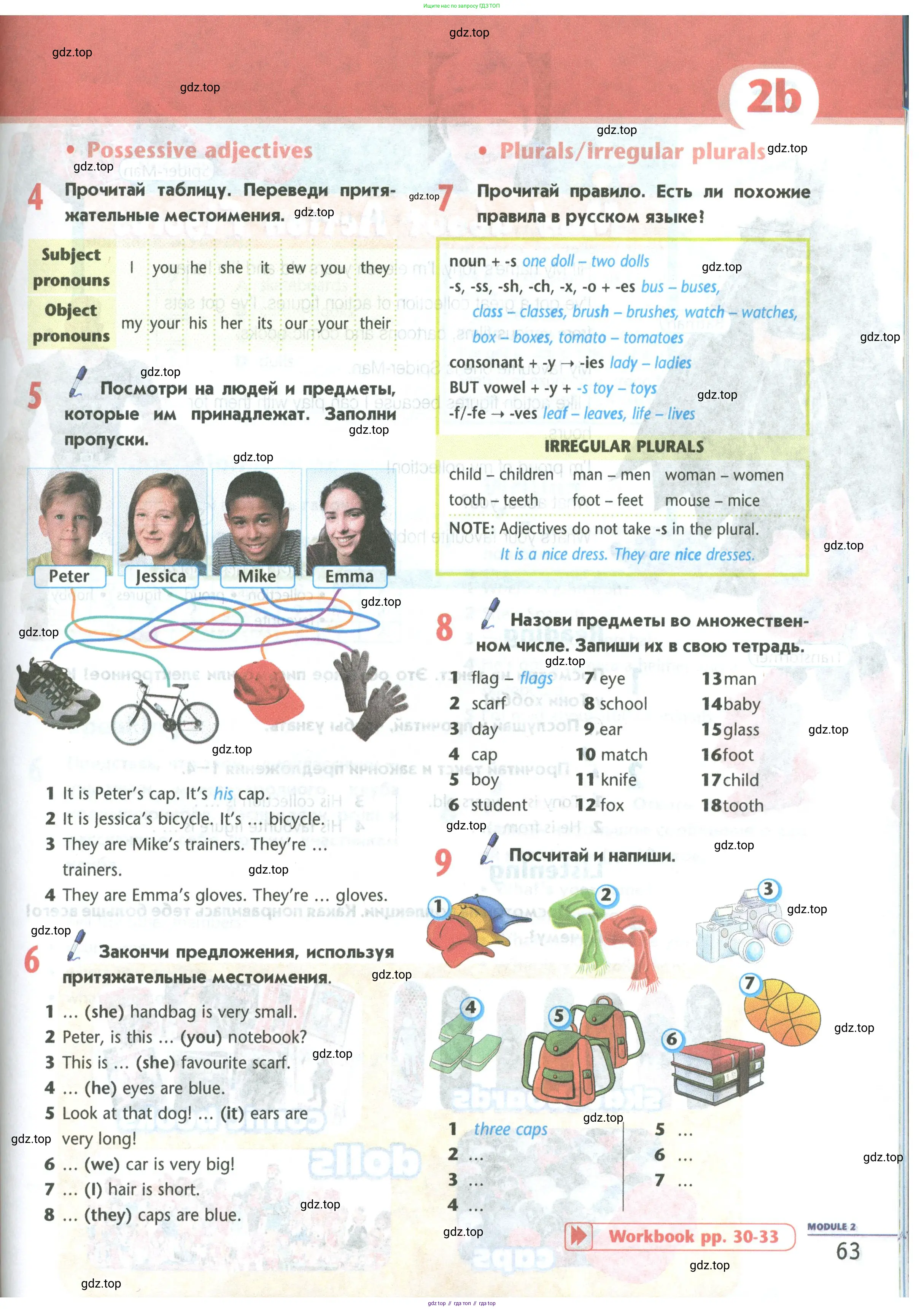 Английский язык (english), 5 класс Учебник (Student's book), авторы: Маневич Екатерина Гарьевна (Manevich Yekaterina), Полякова Анна Александровна (Polyakova Anna), Дули Дженни (Dooley Jenny), Эванс Вирджиния (Evans Virginia), издательство Просвещение, Москва, 2023, голубого цвета, страница 63