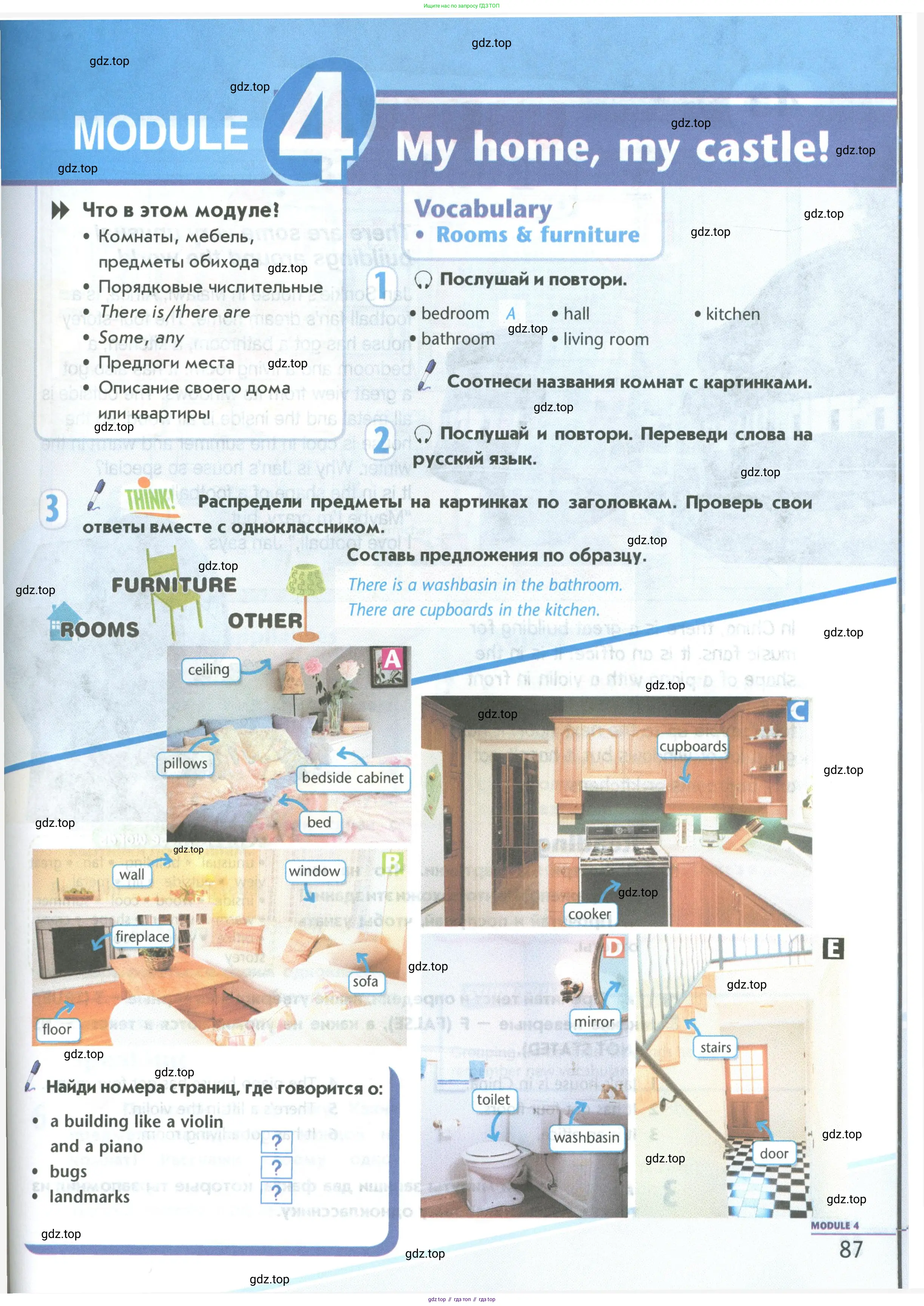 Английский язык (english), 5 класс Учебник (Student's book), авторы: Маневич Екатерина Гарьевна (Manevich Yekaterina), Полякова Анна Александровна (Polyakova Anna), Дули Дженни (Dooley Jenny), Эванс Вирджиния (Evans Virginia), издательство Просвещение, Москва, 2023, голубого цвета, страница 87