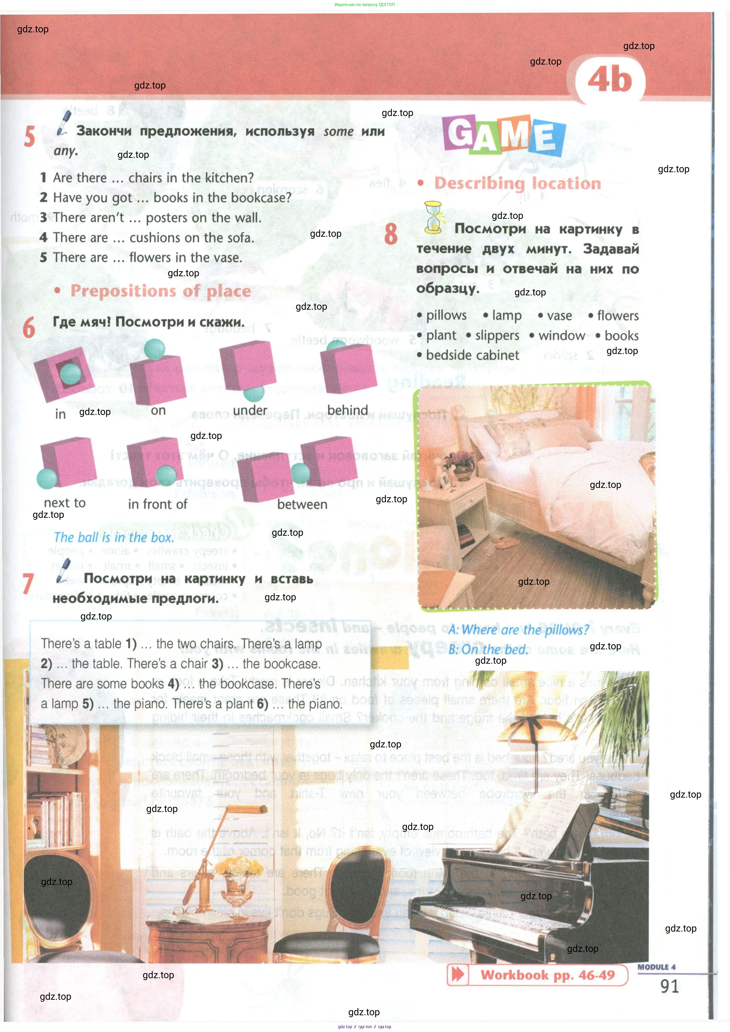 Английский язык (english), 5 класс Учебник (Student's book), авторы: Маневич Екатерина Гарьевна (Manevich Yekaterina), Полякова Анна Александровна (Polyakova Anna), Дули Дженни (Dooley Jenny), Эванс Вирджиния (Evans Virginia), издательство Просвещение, Москва, 2023, голубого цвета, страница 91