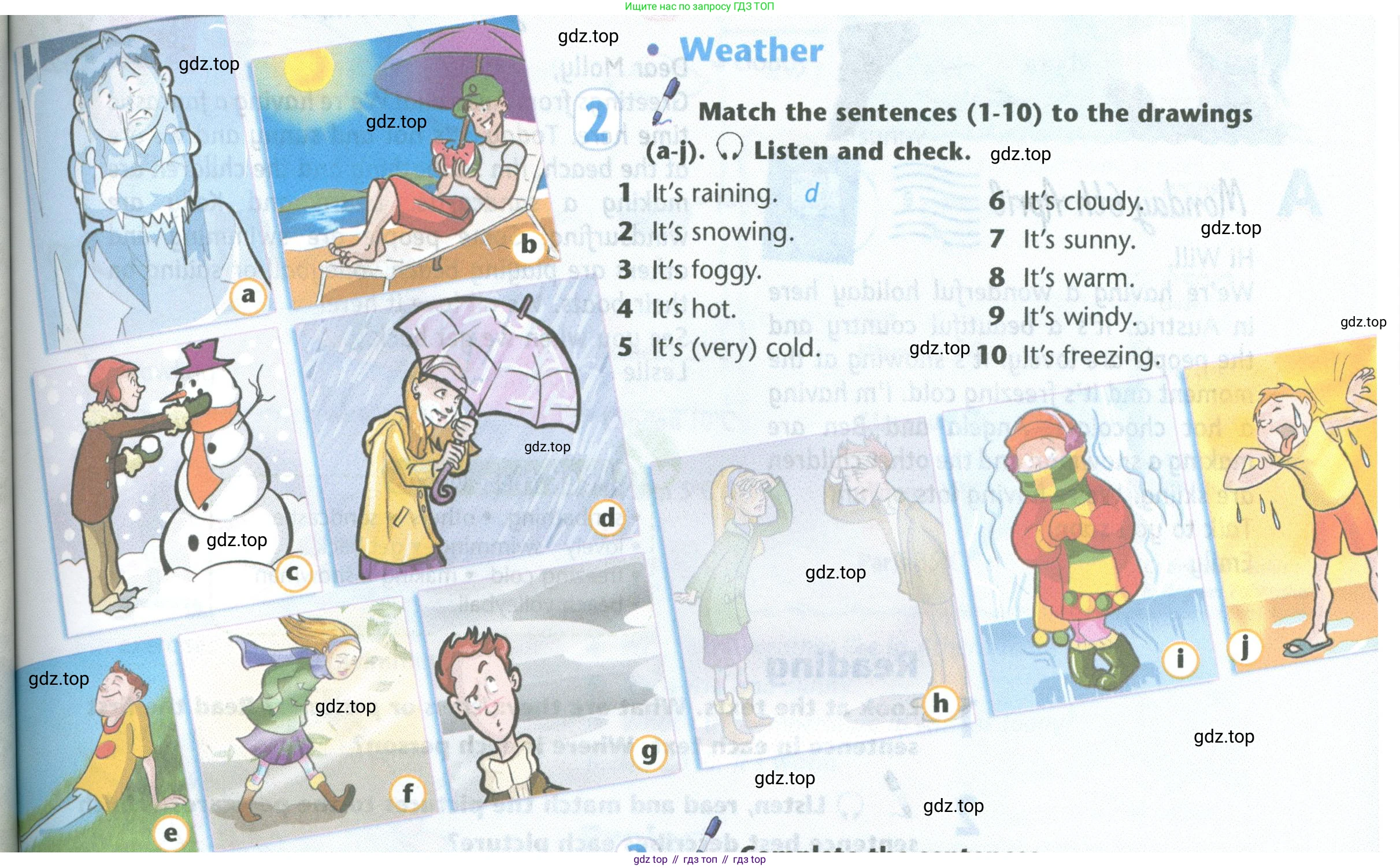 Английский язык (english), 5 класс Учебник (Student's book), авторы: Маневич Екатерина Гарьевна (Manevich Yekaterina), Полякова Анна Александровна (Polyakova Anna), Дули Дженни (Dooley Jenny), Эванс Вирджиния (Evans Virginia), издательство Просвещение, Москва, 2023, голубого цвета, страница 129, номер 2, Условие