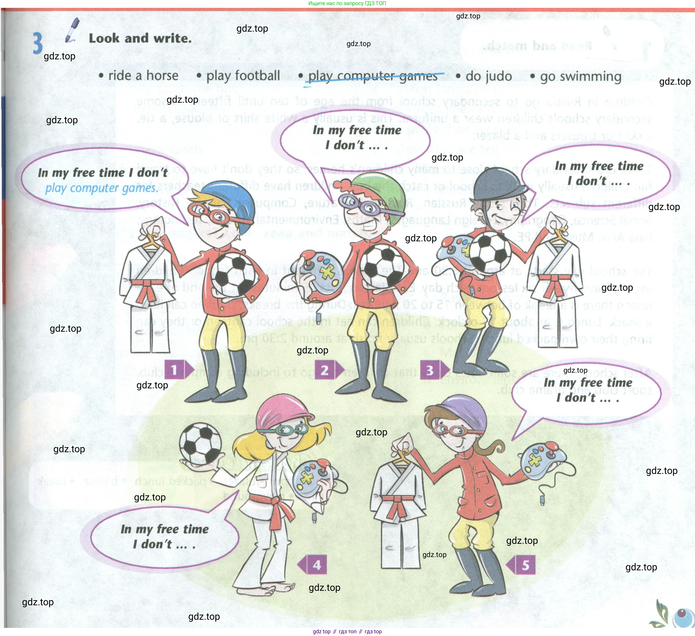 Английский язык (english), 5 класс Учебник (Student's book), авторы: Маневич Екатерина Гарьевна (Manevich Yekaterina), Полякова Анна Александровна (Polyakova Anna), Дули Дженни (Dooley Jenny), Эванс Вирджиния (Evans Virginia), издательство Просвещение, Москва, 2023, голубого цвета, страница 161, номер 3, Условие