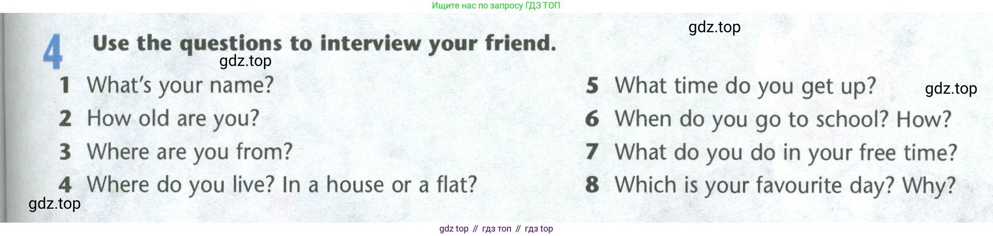 Английский язык (english), 5 класс Учебник (Student's book), авторы: Маневич Екатерина Гарьевна (Manevich Yekaterina), Полякова Анна Александровна (Polyakova Anna), Дули Дженни (Dooley Jenny), Эванс Вирджиния (Evans Virginia), издательство Просвещение, Москва, 2023, голубого цвета, страница 161, номер 4, Условие