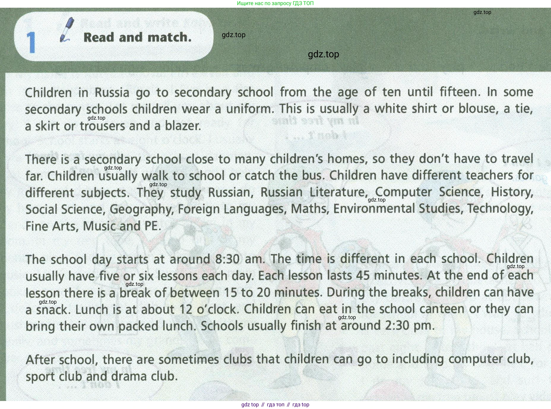 Английский язык (english), 5 класс Учебник (Student's book), авторы: Маневич Екатерина Гарьевна (Manevich Yekaterina), Полякова Анна Александровна (Polyakova Anna), Дули Дженни (Dooley Jenny), Эванс Вирджиния (Evans Virginia), издательство Просвещение, Москва, 2023, голубого цвета, страница 162, номер 1, Условие