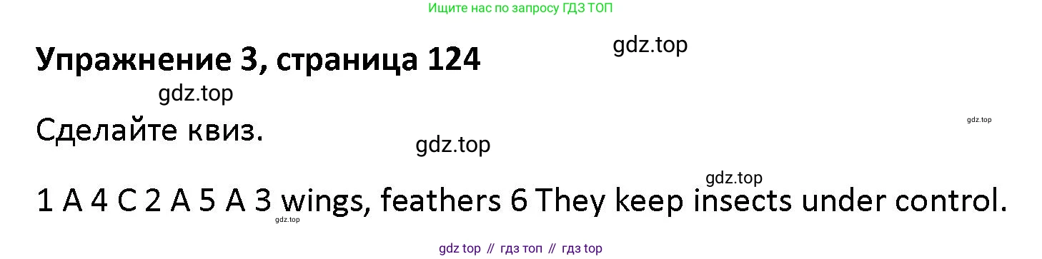 Английский язык (english), 5 класс Учебник (Student's book), авторы: Маневич Екатерина Гарьевна (Manevich Yekaterina), Полякова Анна Александровна (Polyakova Anna), Дули Дженни (Dooley Jenny), Эванс Вирджиния (Evans Virginia), издательство Просвещение, Москва, 2023, голубого цвета, страница 124, номер 3, Решение