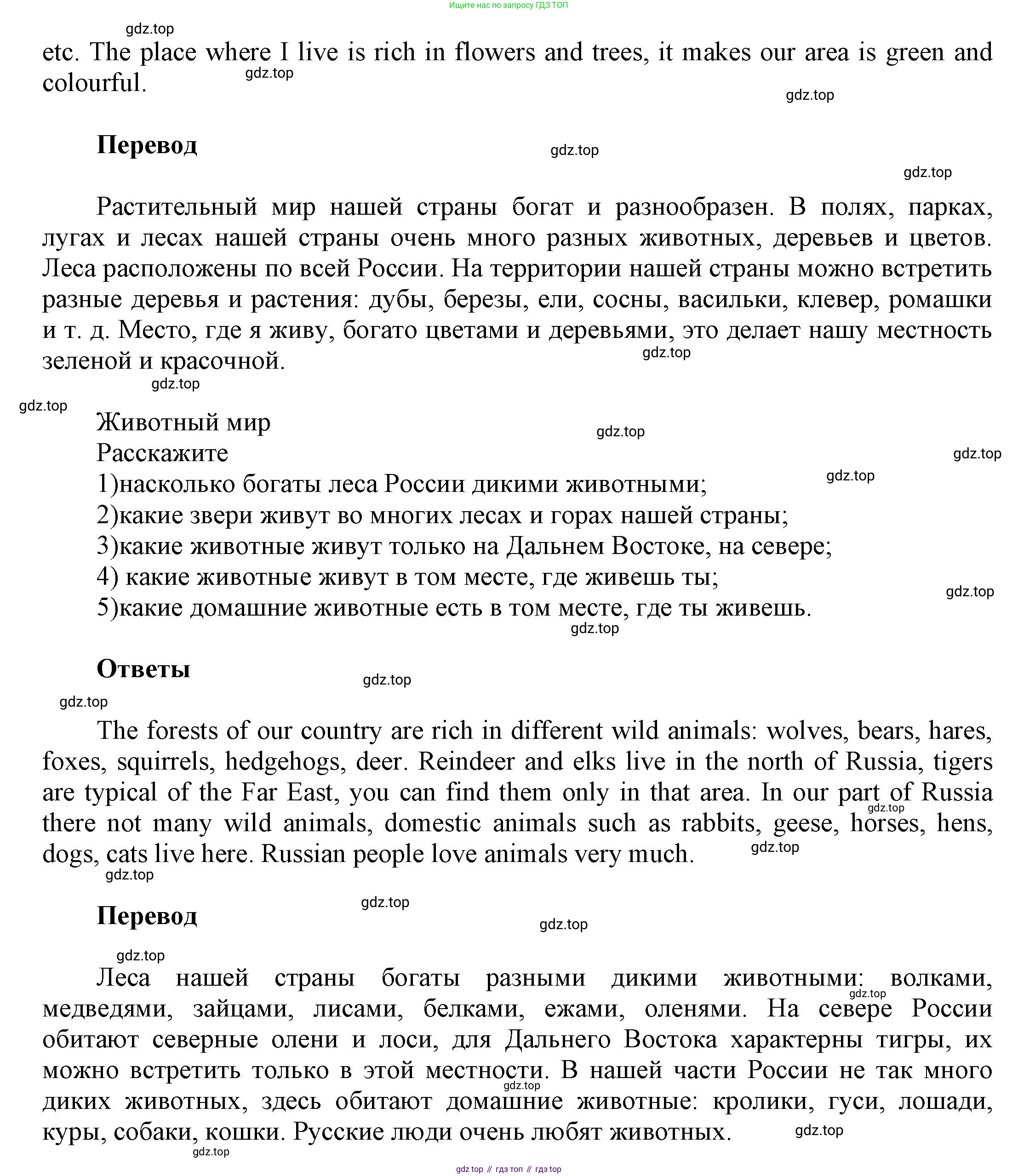 Английский язык (english), 5 класс рабочая тетрадь, авторы: Афанасьева Ольга Васильевна (Afanasyeva Olga), Михеева Ирина Владимировна (Mikheeva Irina), Баранова Ксения Михайловна (Baranova Ksenia), издательство Просвещение, Москва, 2023, страница 113, номер 8, Решение (продолжение 2)