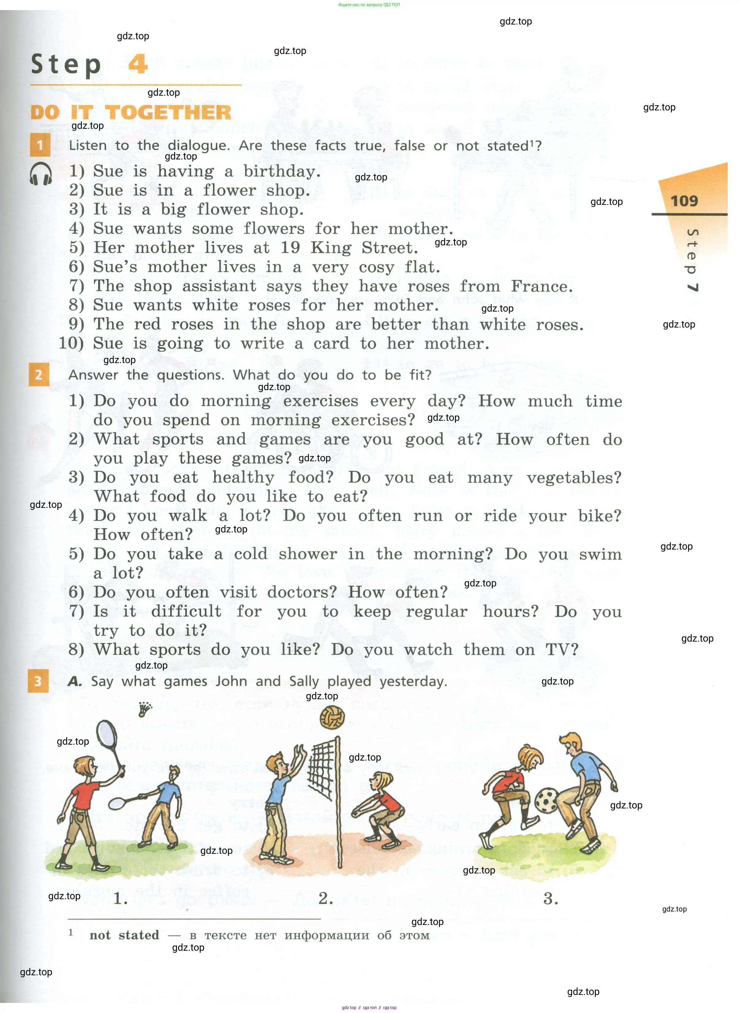 Английский язык (english), 5 класс Учебник, авторы: Афанасьева Ольга Васильевна (Afanasyeva Olga), Михеева Ирина Владимировна (Mikheeva Irina), Баранова Ксения Михайловна (Baranova Ksenia), издательство Просвещение, Москва, 2023, Часть 1, страница 109