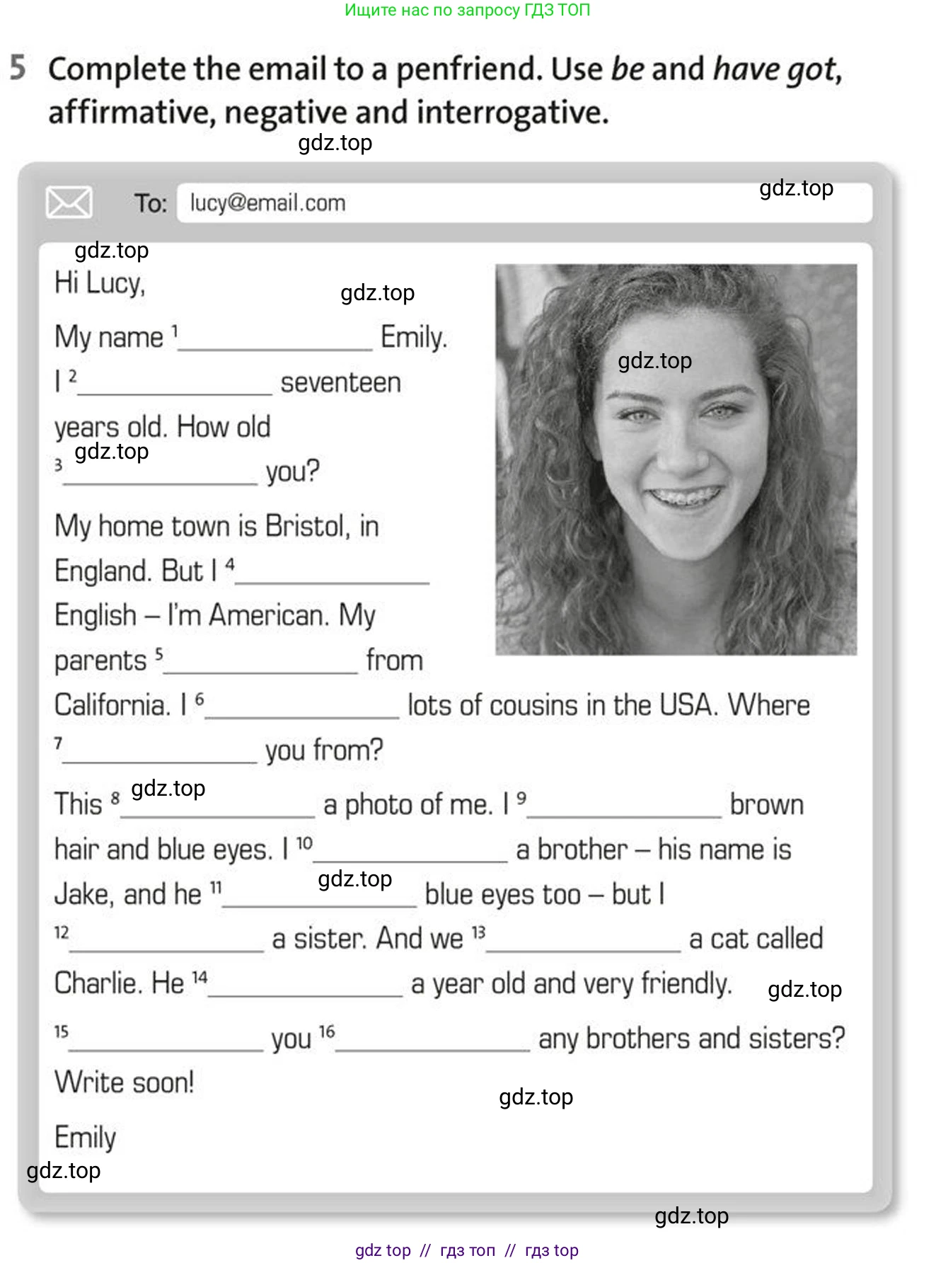 Английский язык (english), 5-7 класс Рабочая тетрадь (workbook), авторы: Фалла Тим (Falla Tim), Дэвис Пауль (A Davies Paul), издательство Oxford University Press, Any, 2017, бирюзового цвета, страница 5, номер 5, Условие