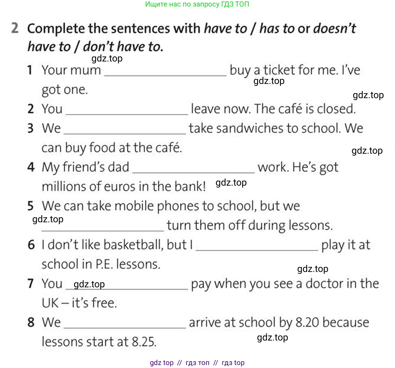 Английский язык (english), 5-7 класс Рабочая тетрадь (workbook), авторы: Фалла Тим (Falla Tim), Дэвис Пауль (A Davies Paul), издательство Oxford University Press, Any, 2017, бирюзового цвета, страница 21, номер 2, Условие