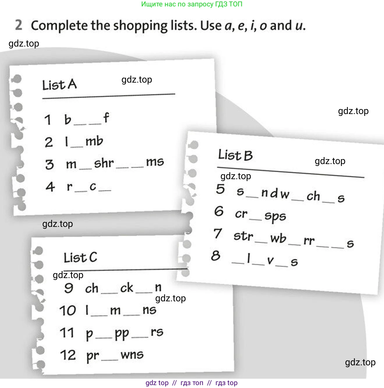 Английский язык (english), 5-7 класс Рабочая тетрадь (workbook), авторы: Фалла Тим (Falla Tim), Дэвис Пауль (A Davies Paul), издательство Oxford University Press, Any, 2017, бирюзового цвета, страница 42, номер 2, Условие
