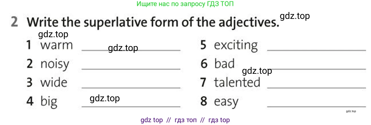 Английский язык (english), 5-7 класс Рабочая тетрадь (workbook), авторы: Фалла Тим (Falla Tim), Дэвис Пауль (A Davies Paul), издательство Oxford University Press, Any, 2017, бирюзового цвета, страница 55, номер 2, Условие