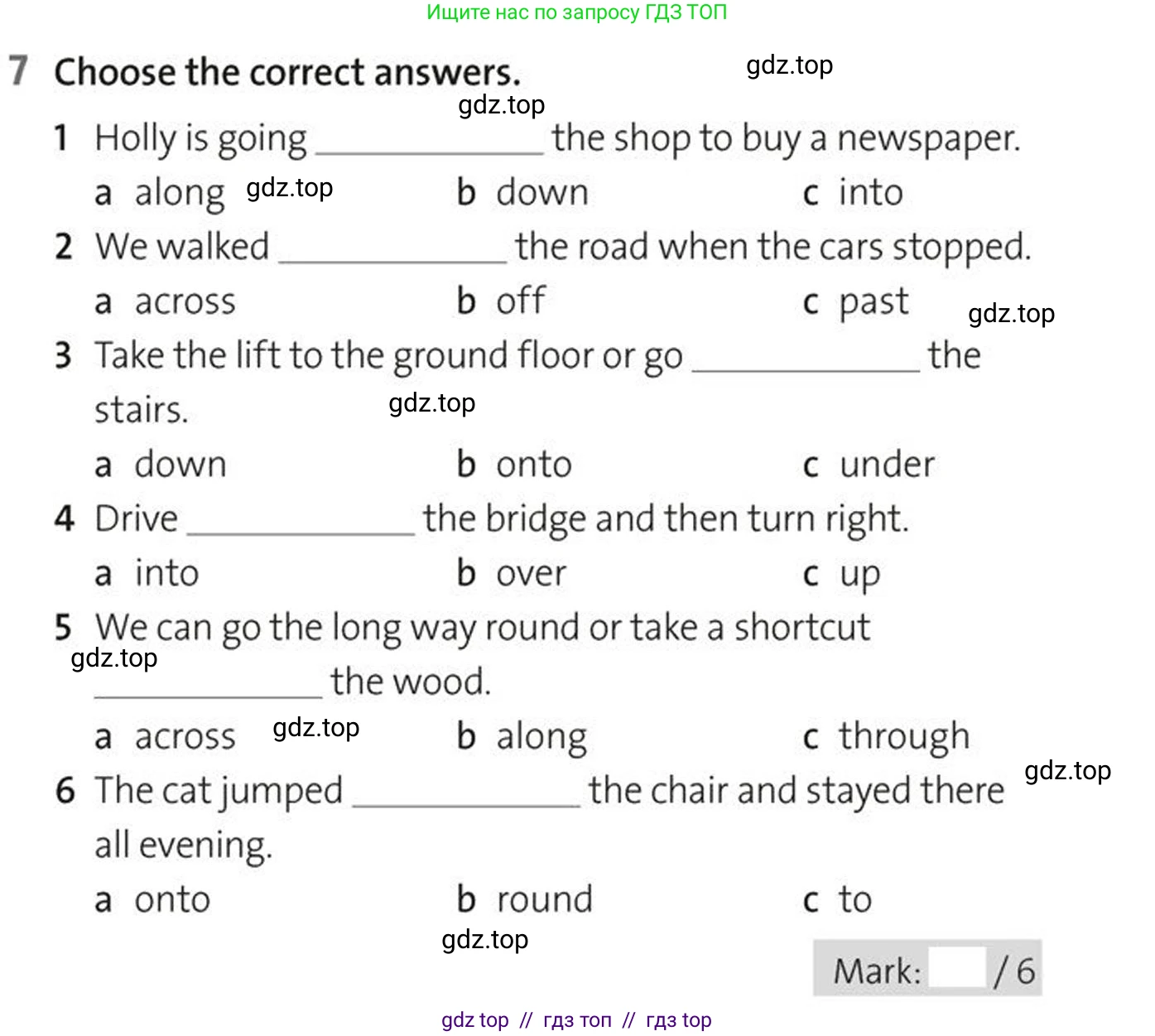 Английский язык (english), 5-7 класс Рабочая тетрадь (workbook), авторы: Фалла Тим (Falla Tim), Дэвис Пауль (A Davies Paul), издательство Oxford University Press, Any, 2017, бирюзового цвета, страница 72, номер 7, Условие