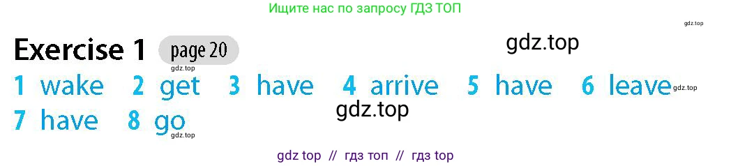Английский язык (english), 5-7 класс Рабочая тетрадь (workbook), авторы: Фалла Тим (Falla Tim), Дэвис Пауль (A Davies Paul), издательство Oxford University Press, Any, 2017, бирюзового цвета, страница 20, номер 1, Решение (Teacher's Guide)