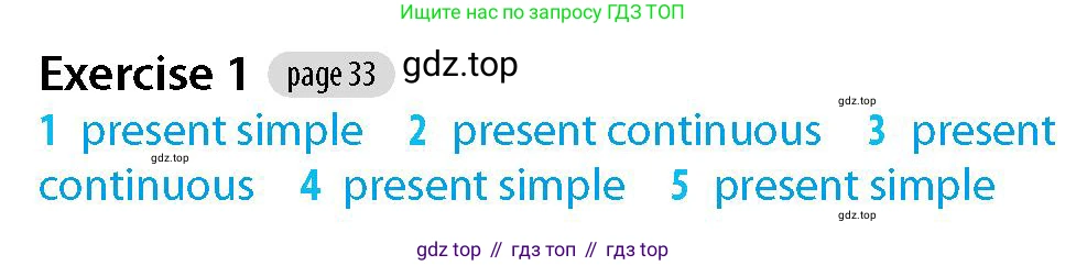 Английский язык (english), 5-7 класс Рабочая тетрадь (workbook), авторы: Фалла Тим (Falla Tim), Дэвис Пауль (A Davies Paul), издательство Oxford University Press, Any, 2017, бирюзового цвета, страница 33, номер 1, Решение (Teacher's Guide)