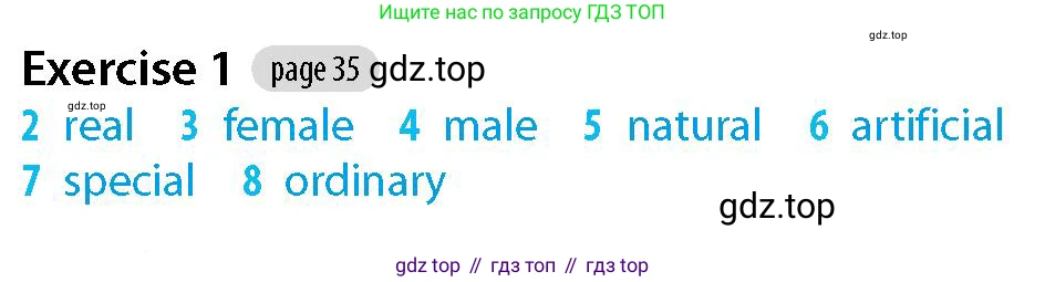 Английский язык (english), 5-7 класс Рабочая тетрадь (workbook), авторы: Фалла Тим (Falla Tim), Дэвис Пауль (A Davies Paul), издательство Oxford University Press, Any, 2017, бирюзового цвета, страница 35, номер 1, Решение (Teacher's Guide)